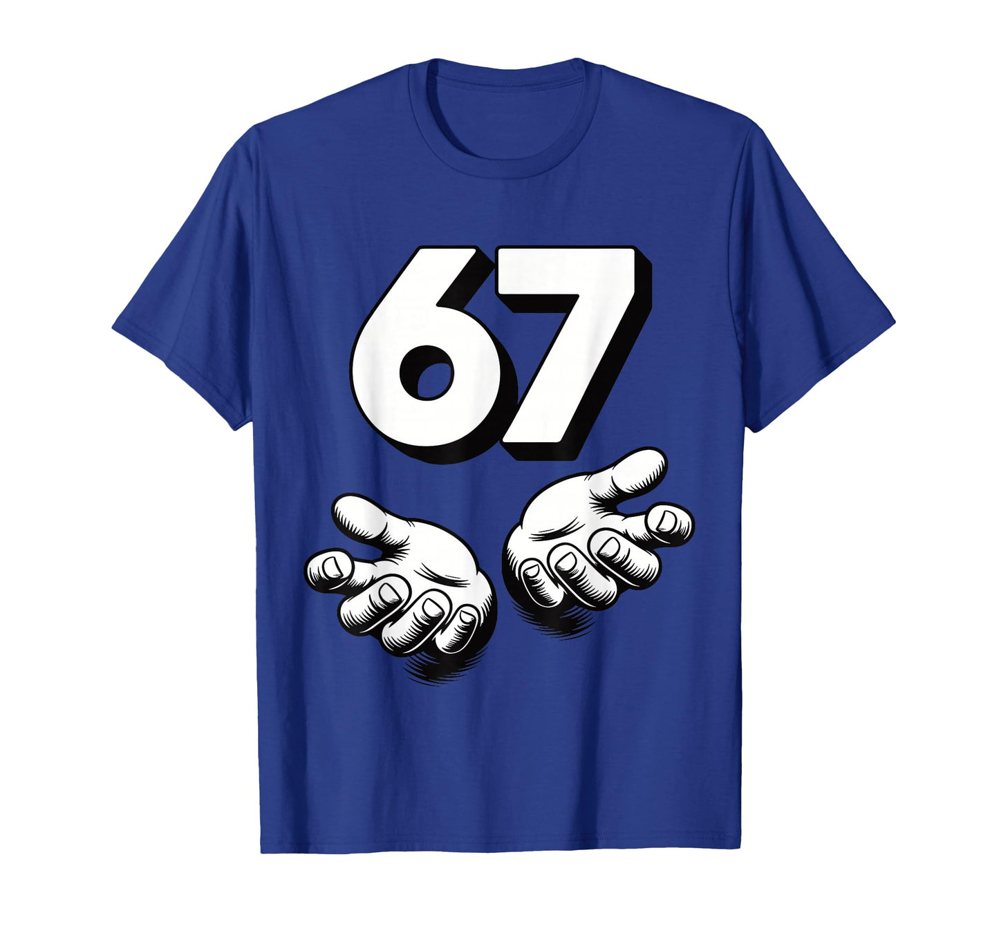 Funny 6 7 Meme Gen Alpha Gen Z Slang Six Seven T-Shirt