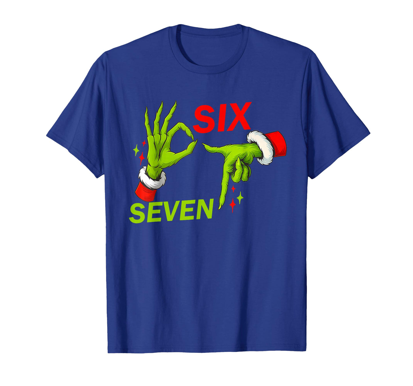 67 Christmas Trending Meme Saying 6 7 Meme Costume Xmas T-Shirt