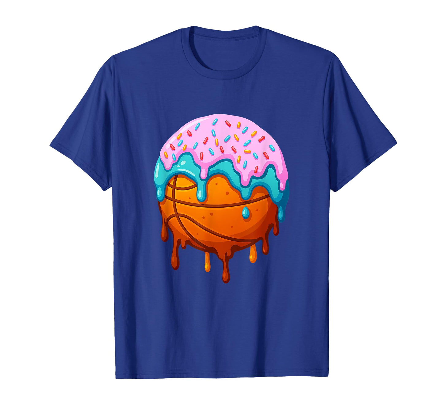 Ice Cream Basketball - Basketball Player Fan Coach T-Shirt