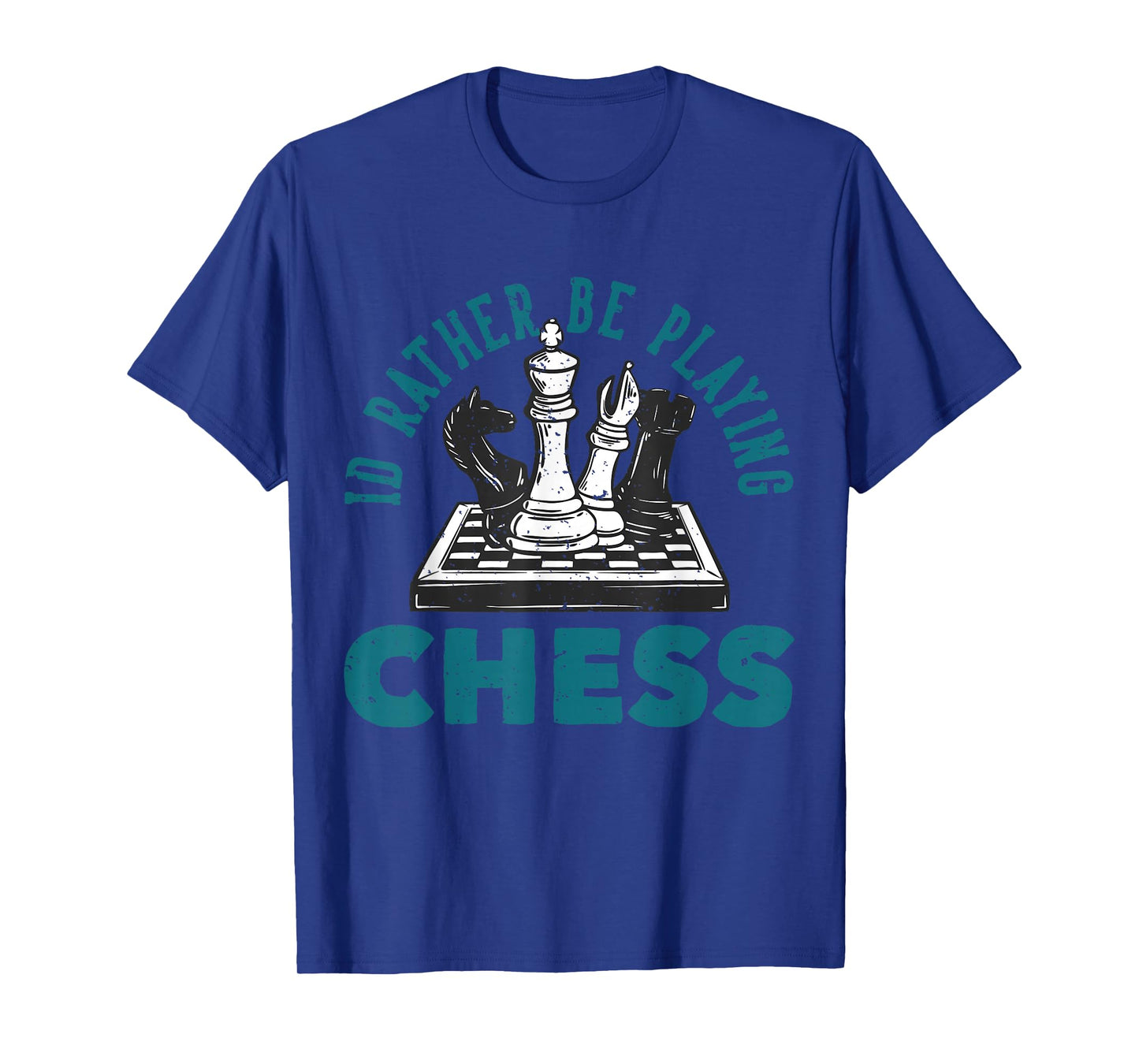 I Rather Be Playing Chessboard T-Shirt