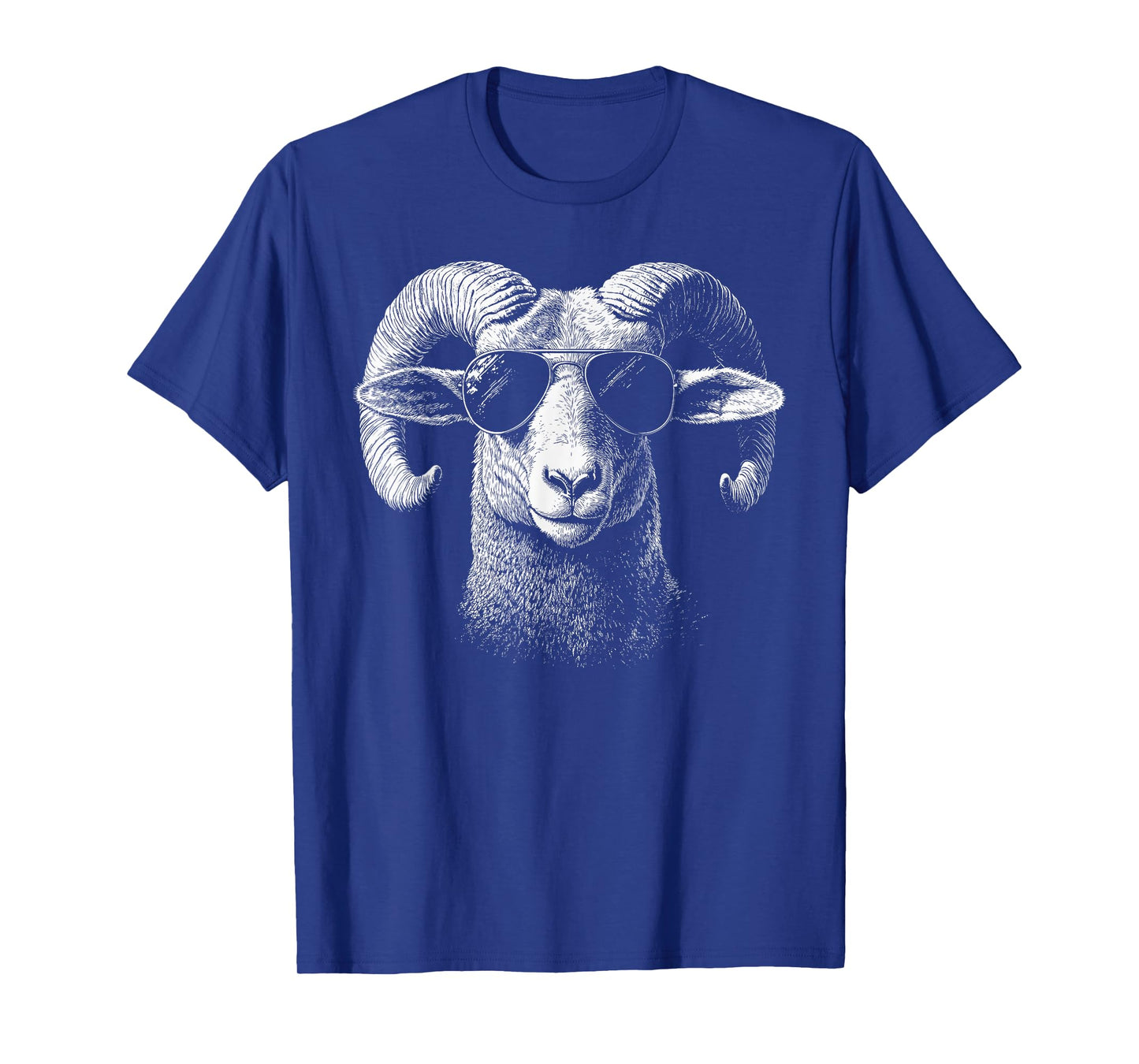 Retro Ram in Sunglasses Men Women Kids Novelty Funny Ram T-Shirt