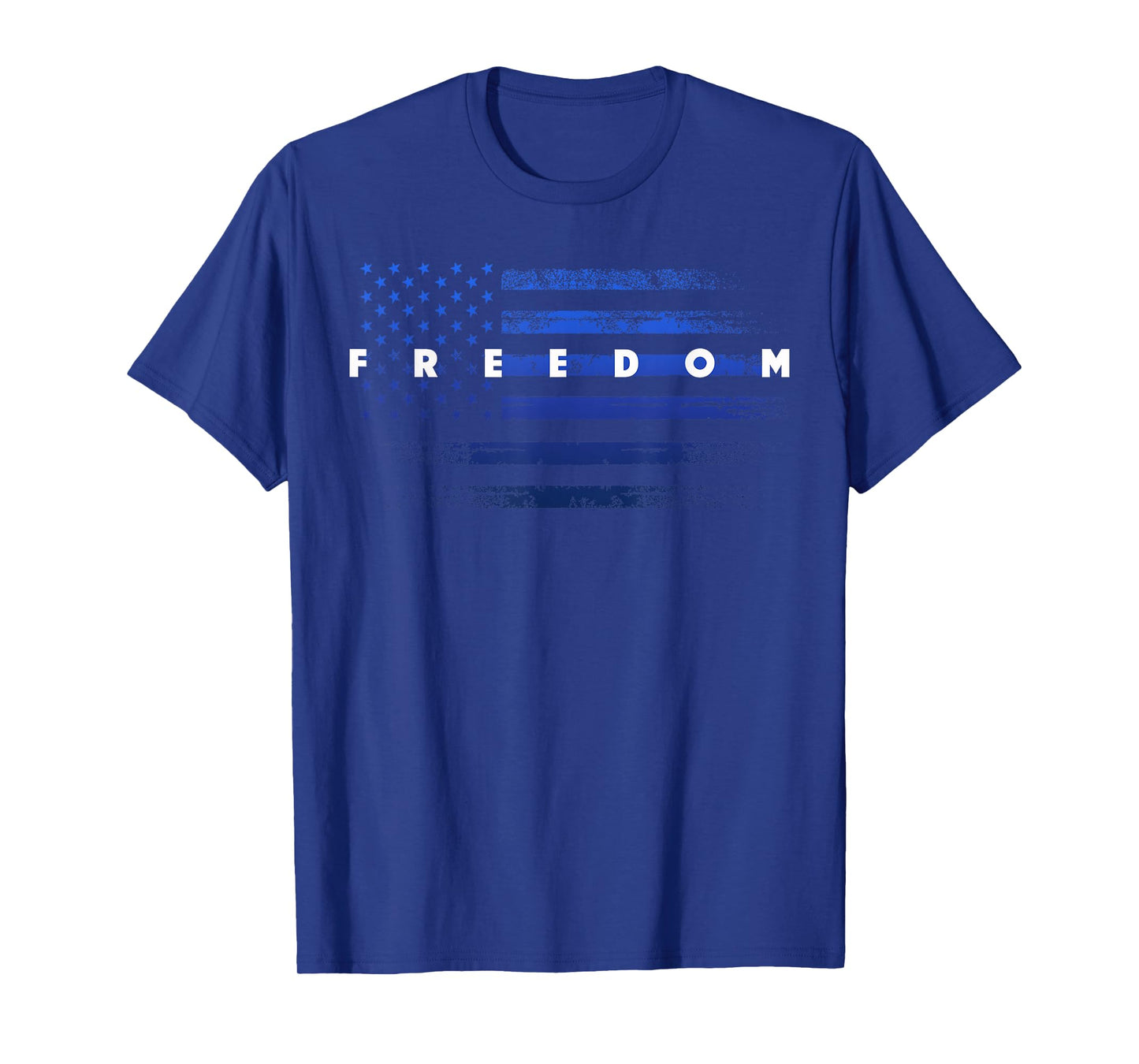 Patriotic Pride Grunge American Flag Freedom T-Shirt
