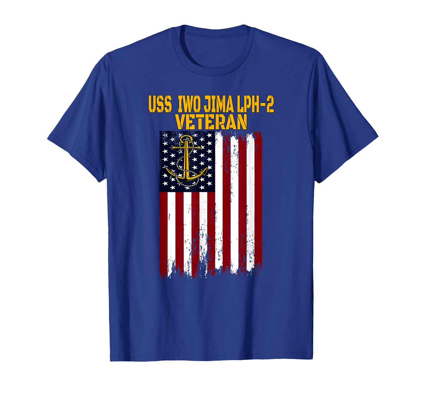 USS Iwo Jima LPH-2 Amphibious Ship Helicopter Carrier T-Shirt