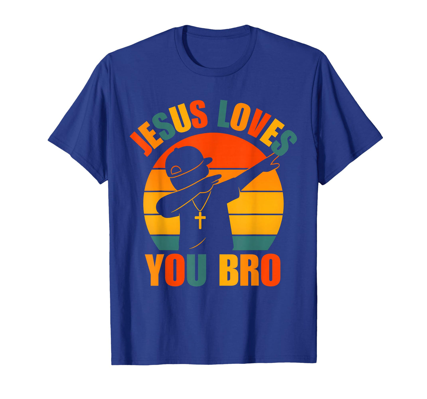 Jesus Love You Bro Dabbing Boy Christian Kids Boys Saying T-Shirt