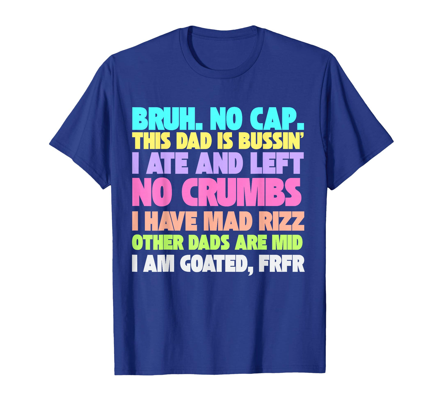 Gen A Slang Fathers Day 2025 Funny Generation Alpha Gag T-Shirt
