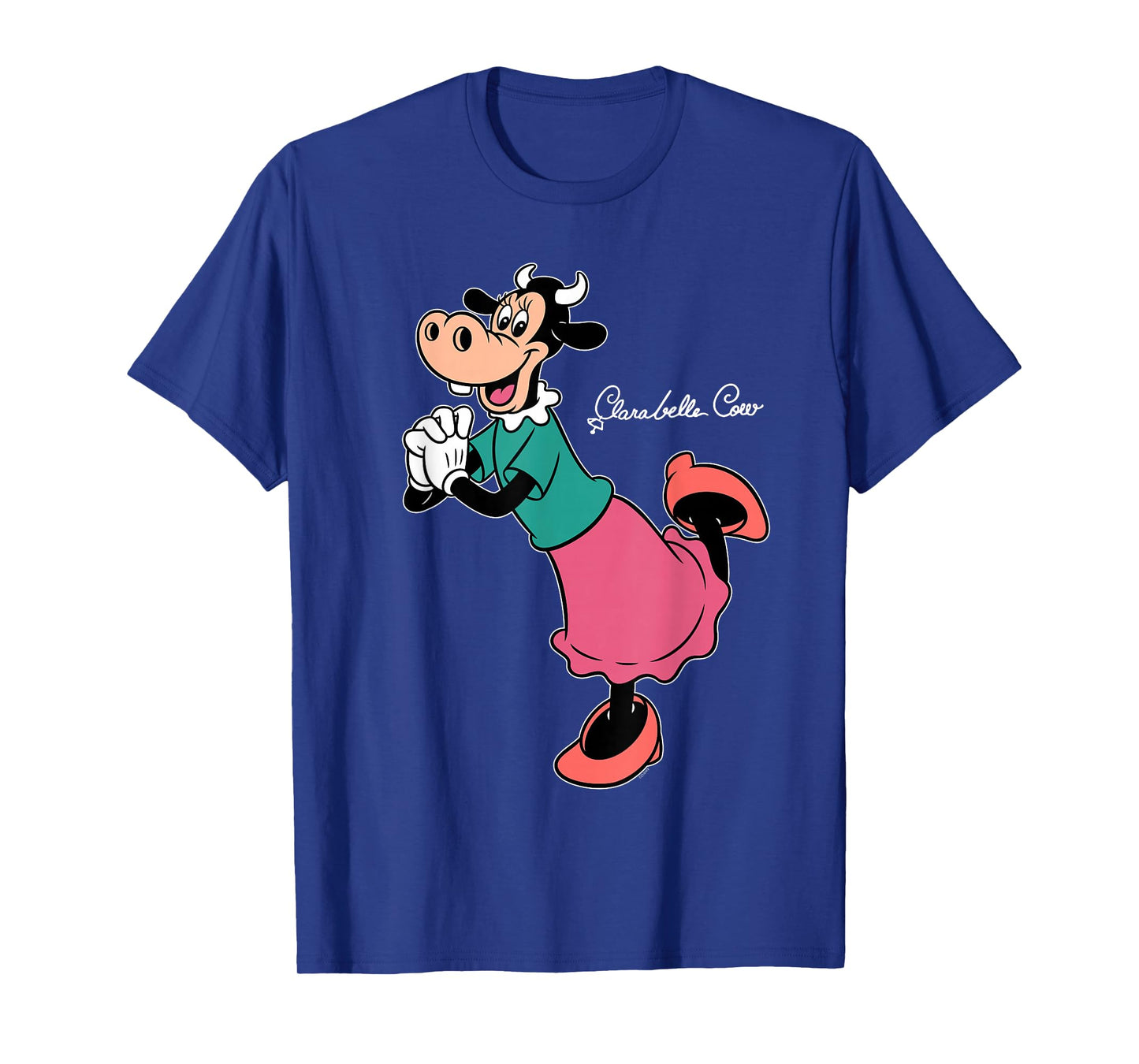 Disney Clarabelle Cow Retro Character Pose Trip Matching T-Shirt