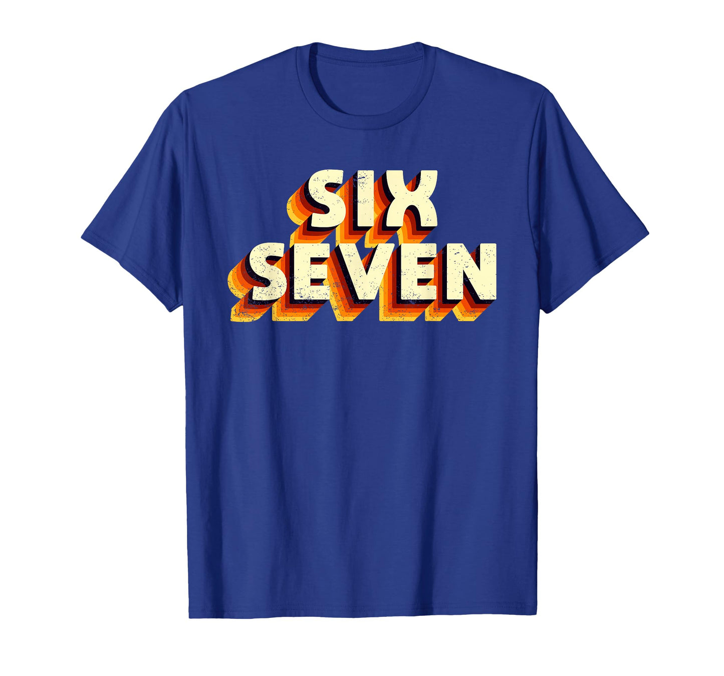 Fun Six Seven 6 7 Meme Design T-Shirt