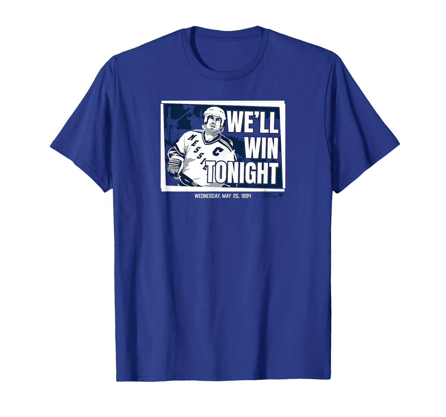 Mark Messier - We'll Win Tonight - New York Hockey T-Shirt