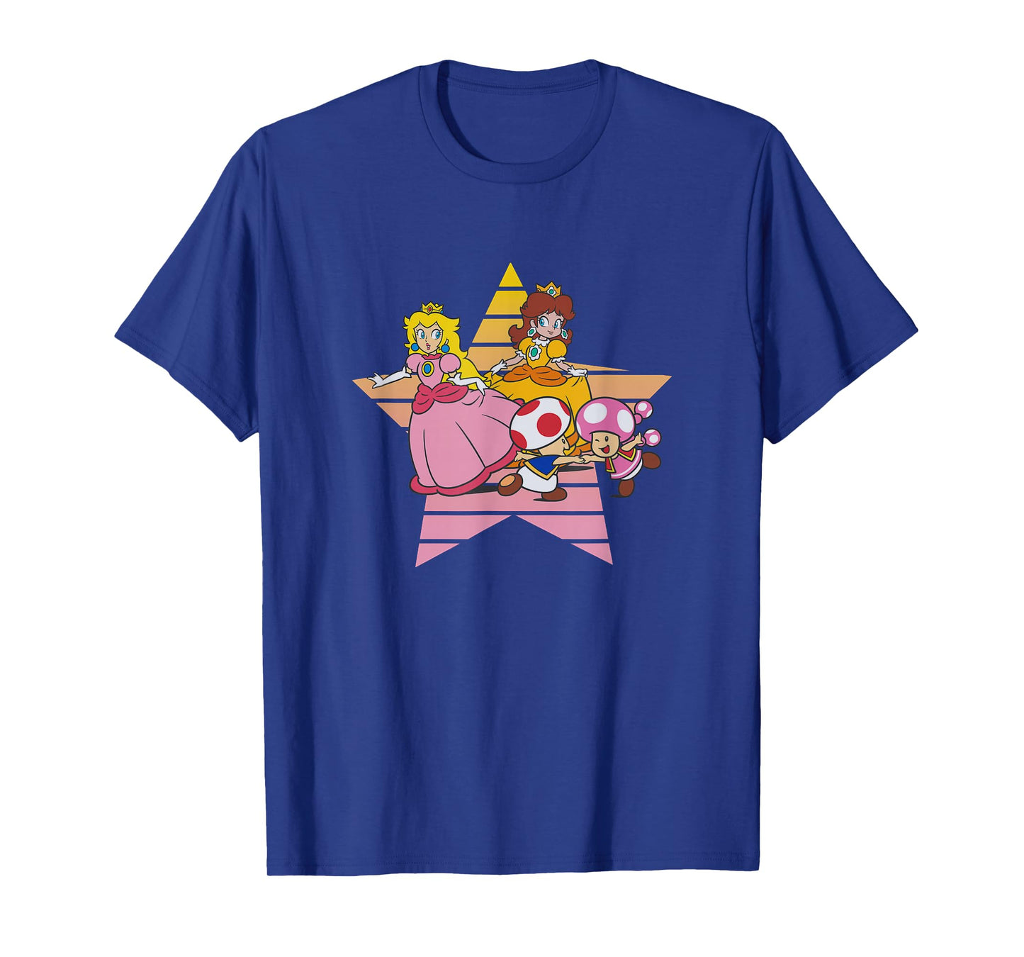 Super Mario Bros Princess Peach & Daisy Fun Toads Vintage T-Shirt