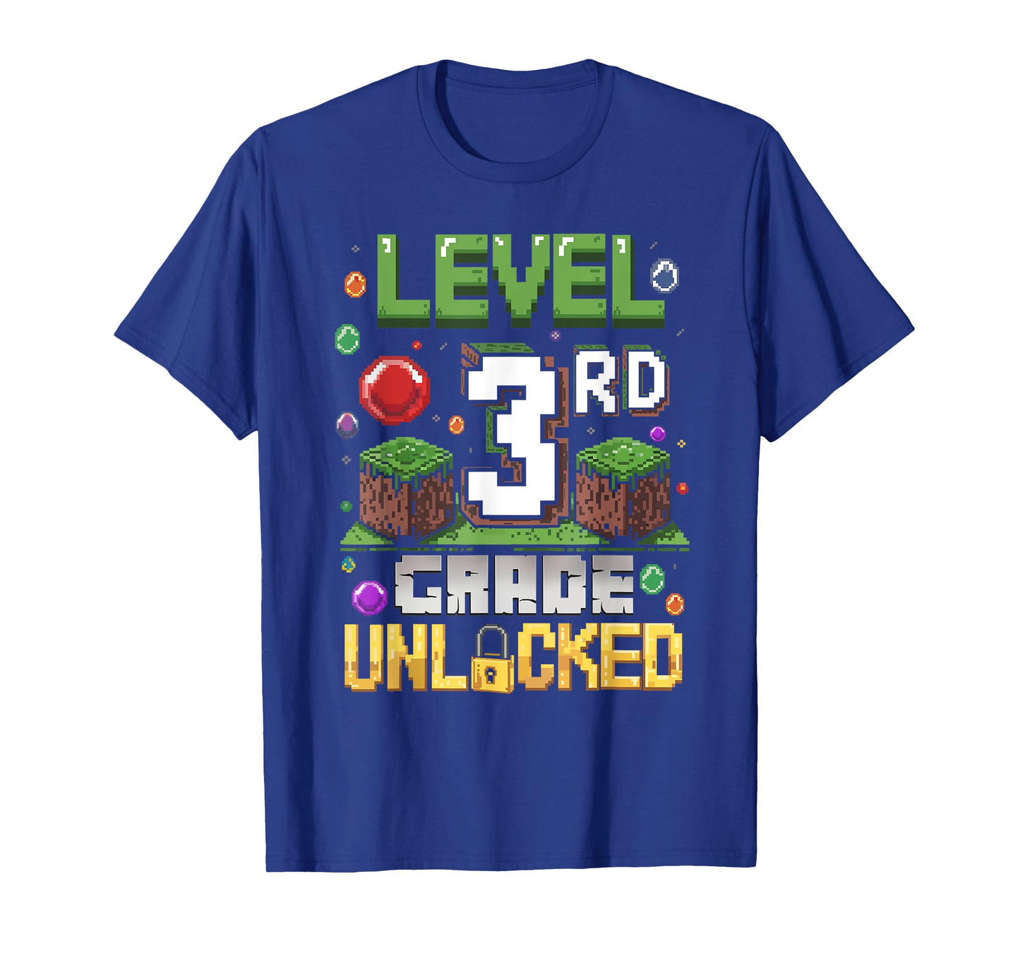 Level 3rd Grade Unlocked Video Game First Day Back To School T-Shirt
