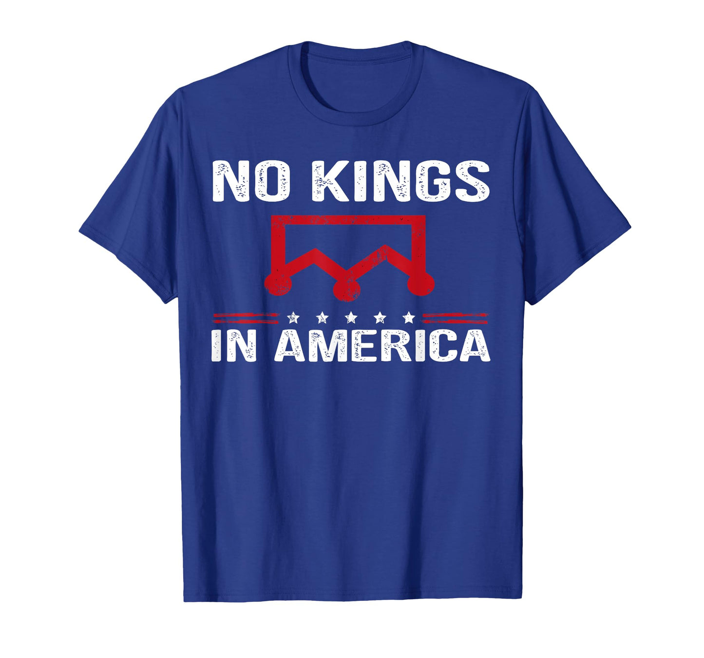 No Kings in America Flag Protest Save Democracy sign protest T-Shirt
