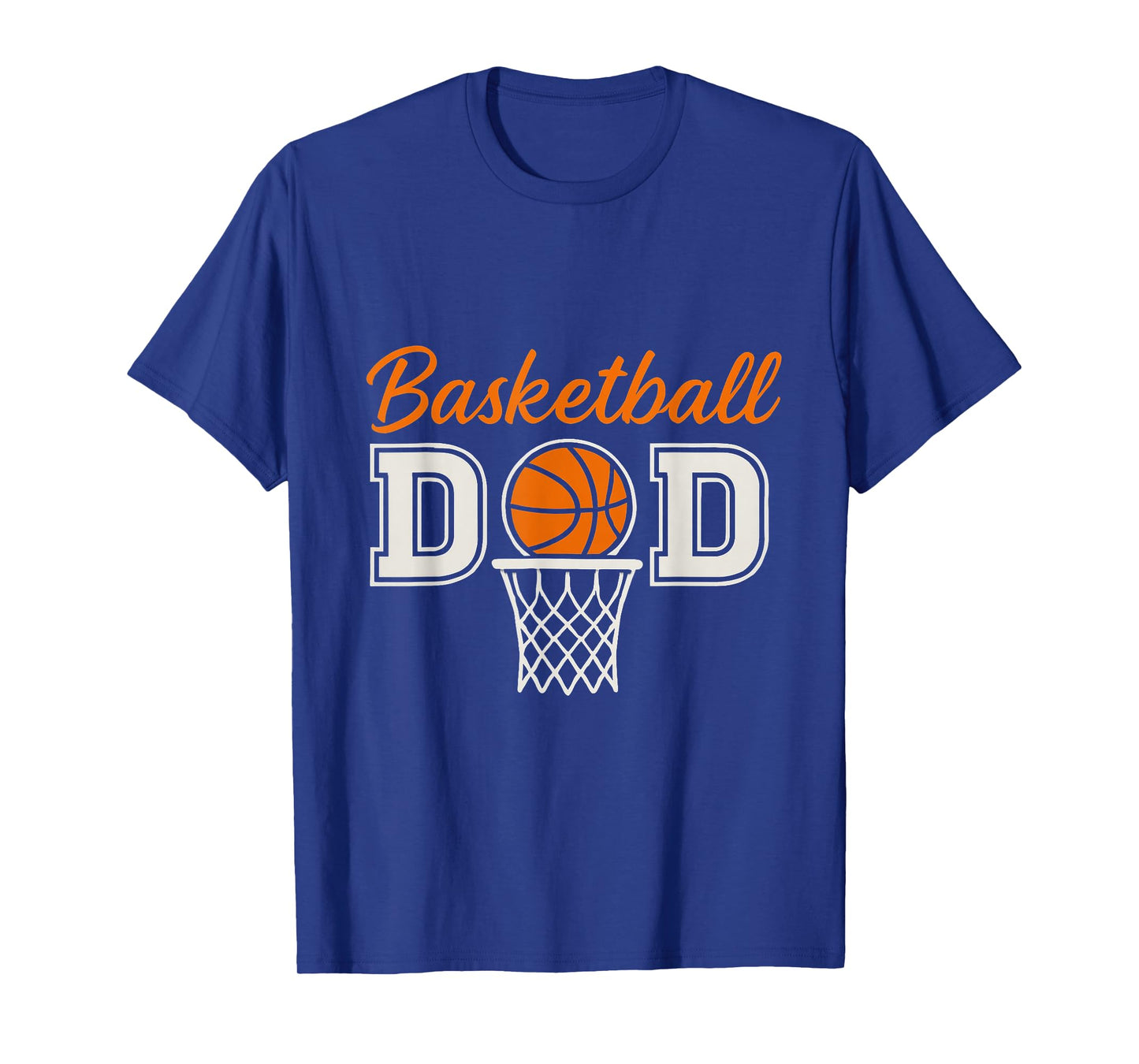Basketball Dad Graphic with Hoop and Ball – Father's Day T-Shirt