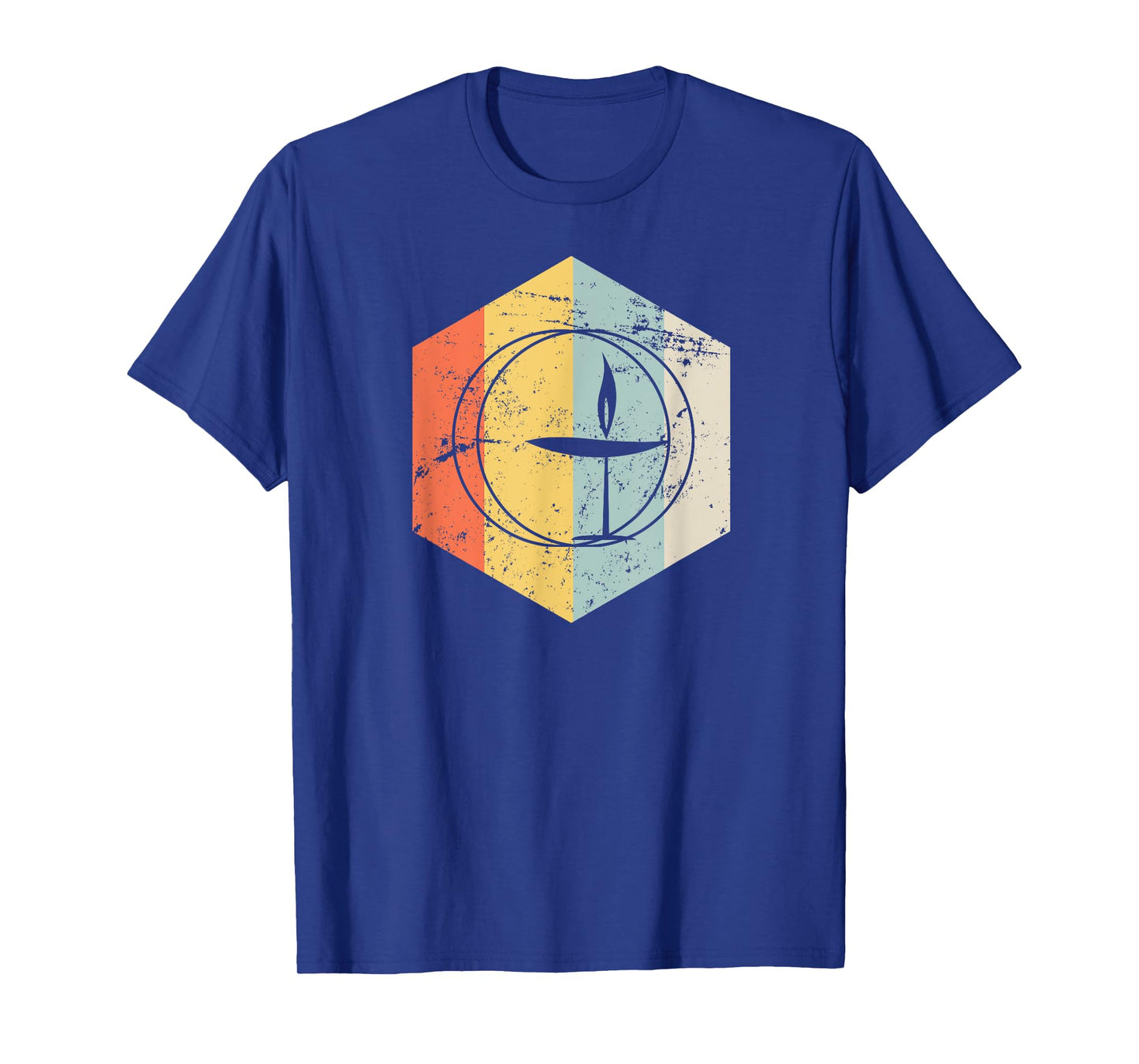 Vintage Unitarian Universalist T-Shirt, Flaming Chalice