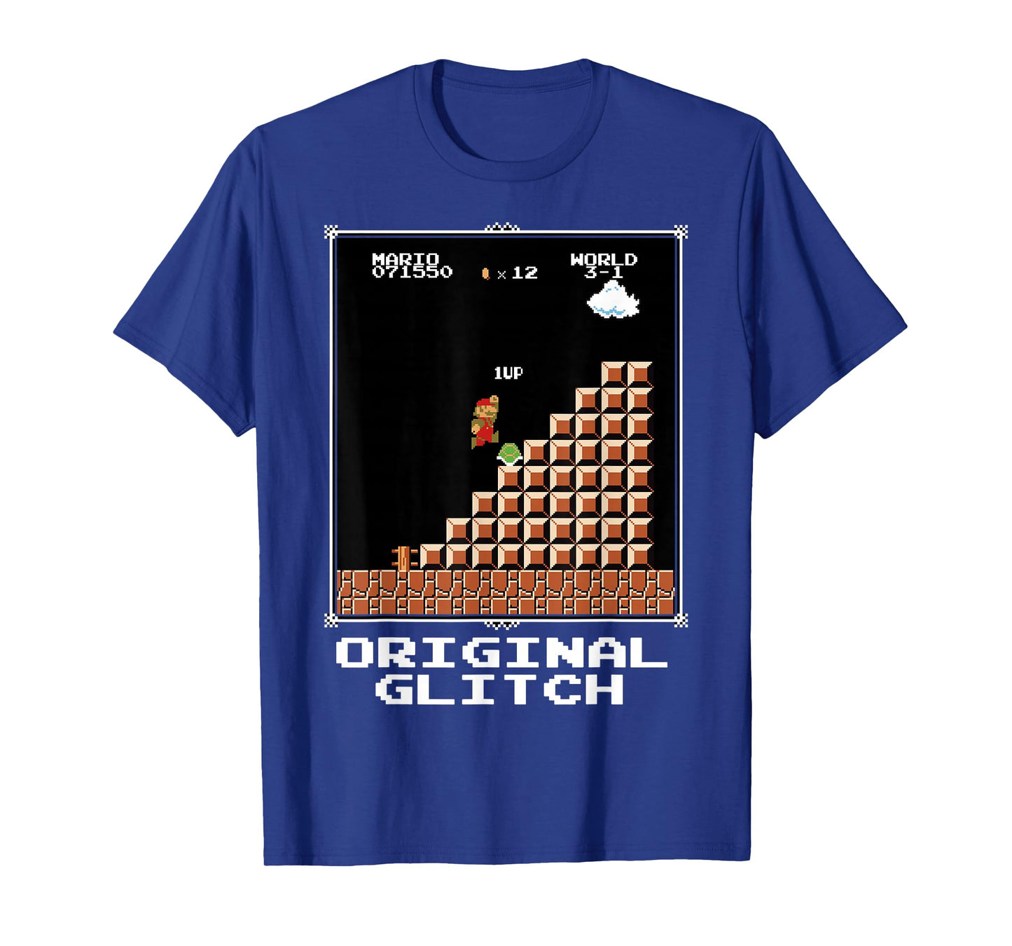 Super Mario Original Glitch Poster T-Shirt