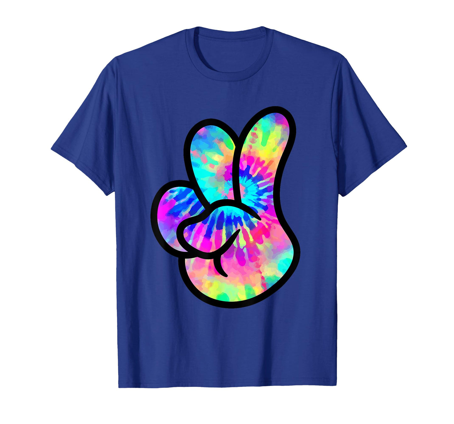 Cool Peace Hand Sign Tie Dye Kindness For Boys And Girls T-Shirt