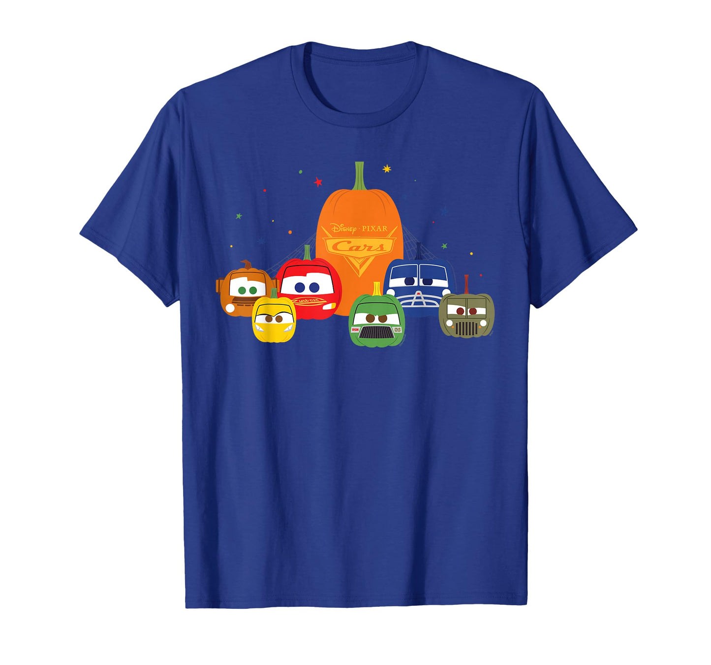 Disney and Pixar's Cars Halloween Pumpkin Group T-Shirt