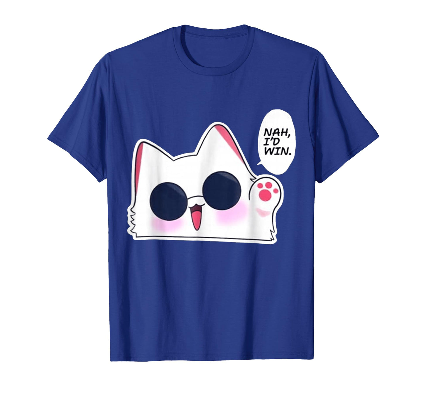 Nah I'd Win Gojo Cat Japanese MEME FUNNY T-Shirt