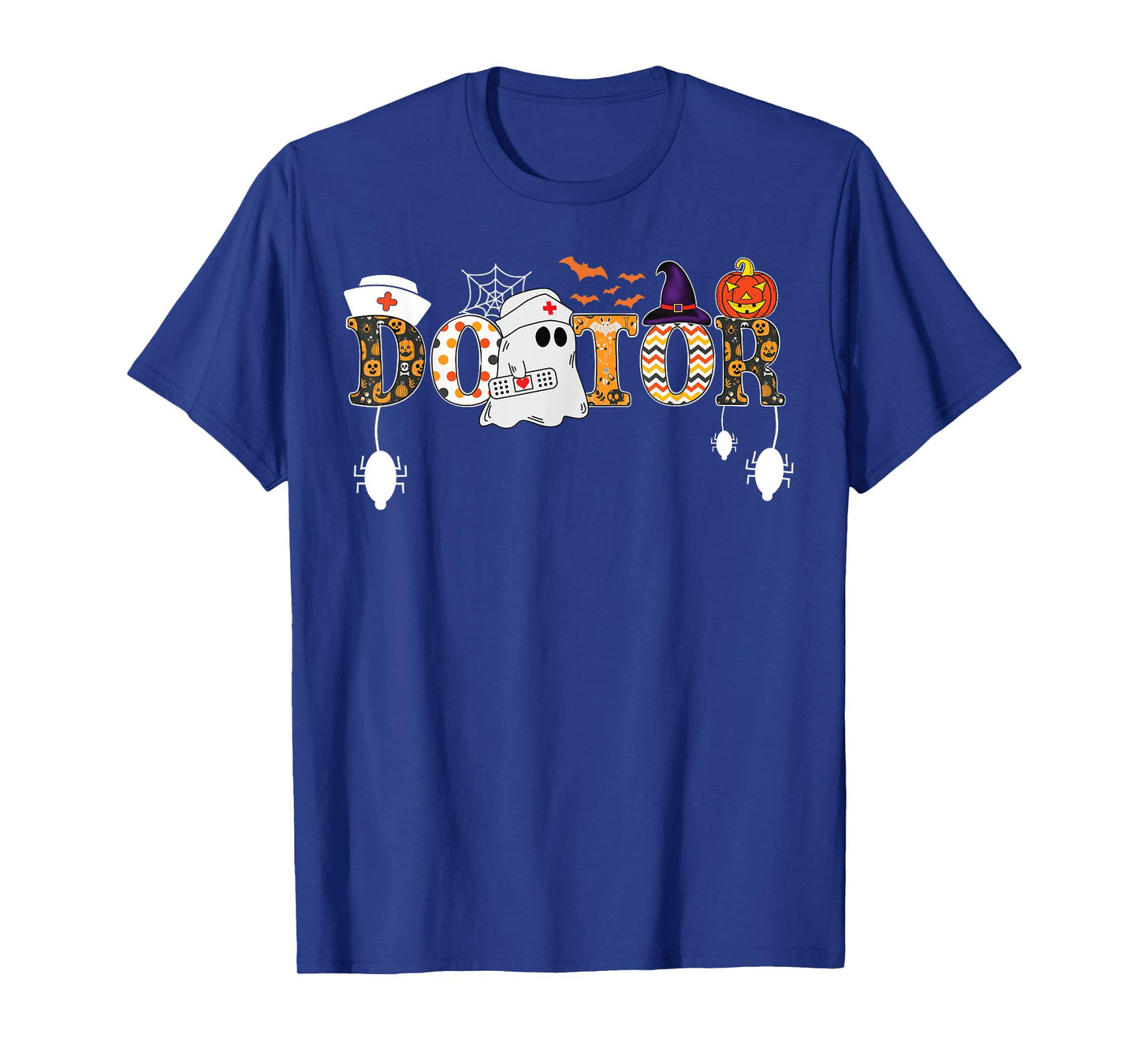 Halloween Doctor Halloween Scrub Tops Nursing Ghost Women's T-Shirt