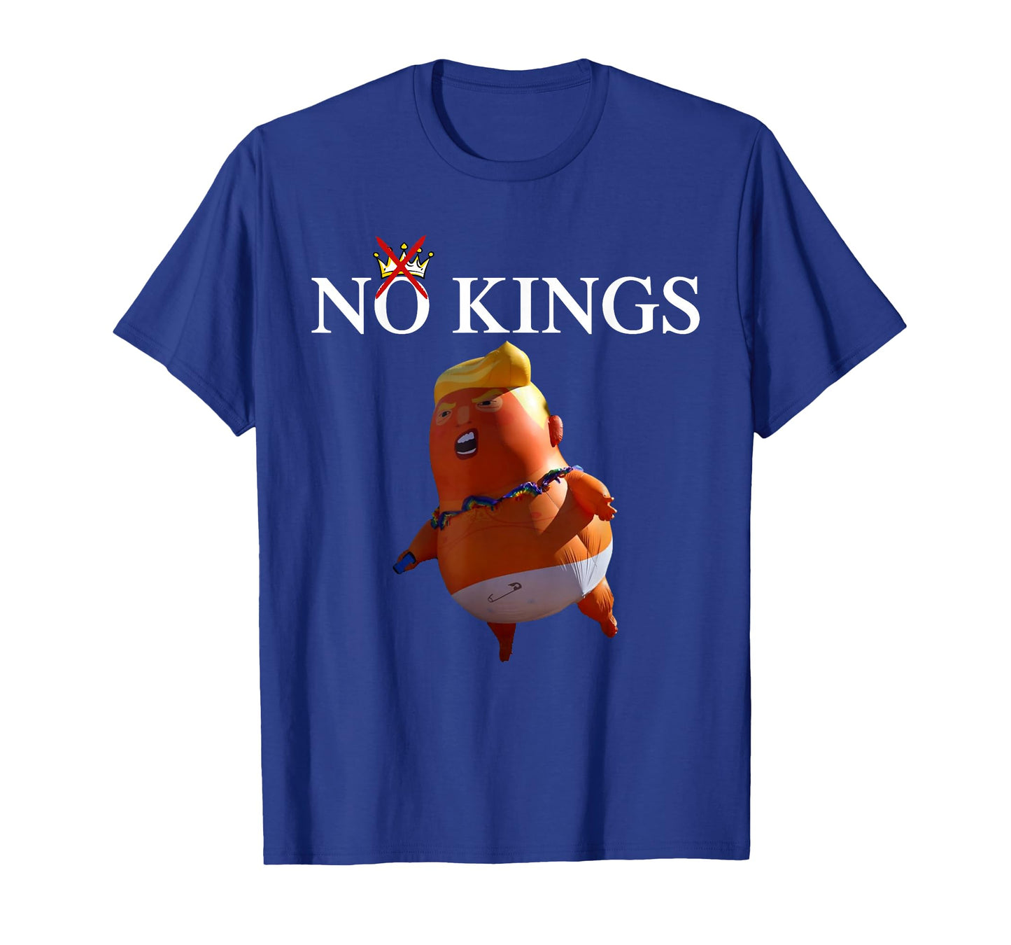 No Kings Patriotic US American Funny Not King Humor T-Shirt