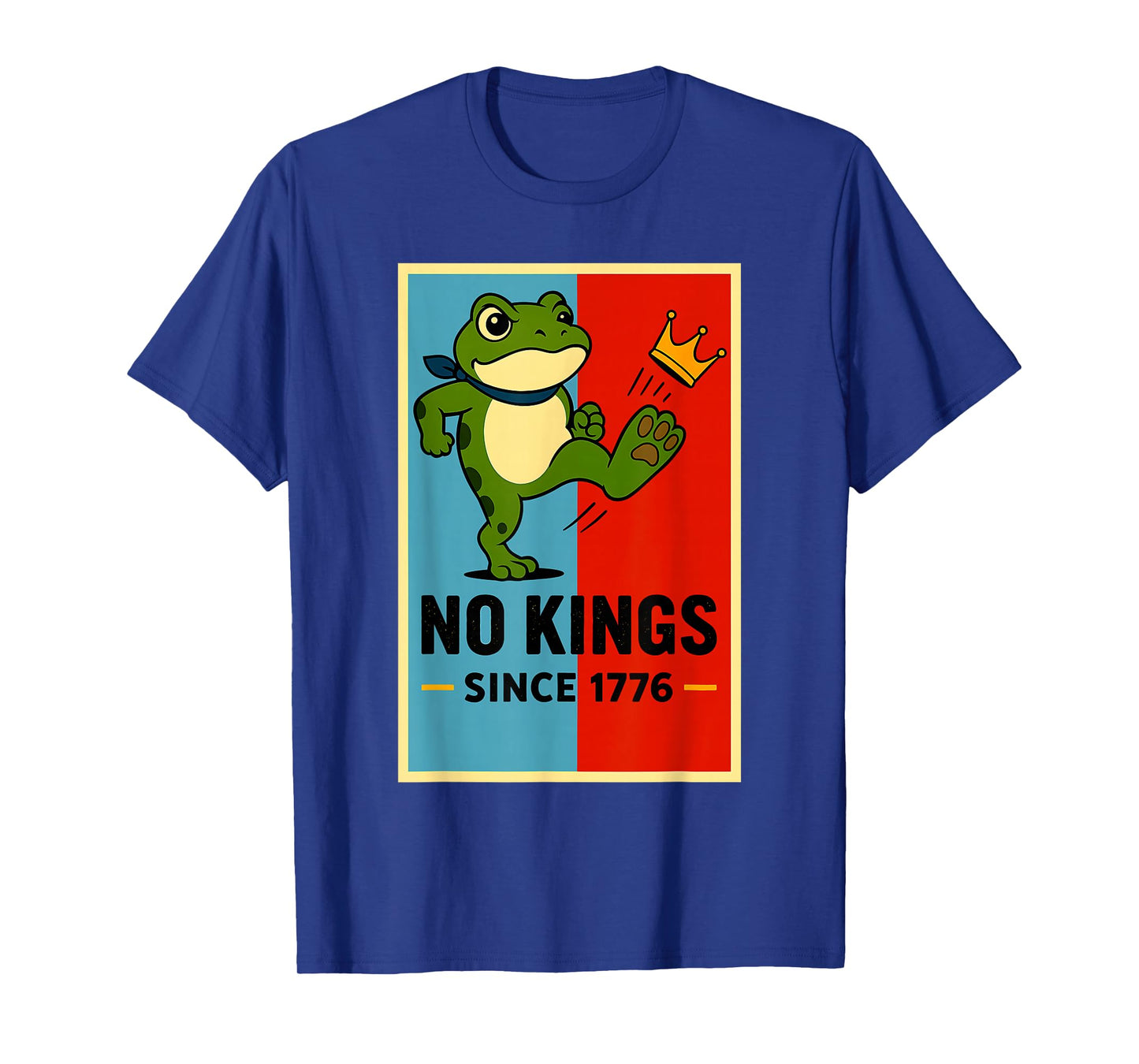 Frog No Kings Shirt Men Women No Kings in America T-Shirt