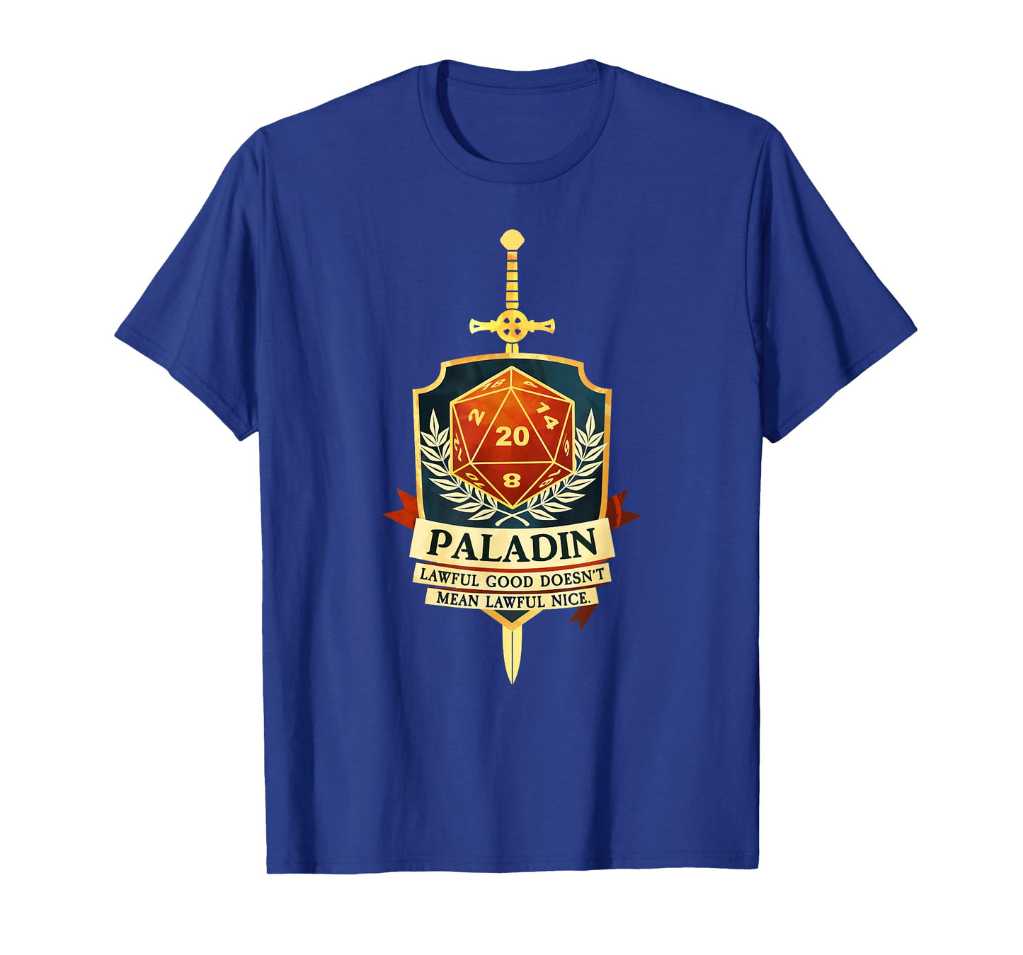 Paladin Fantasy RPG TRPG Gamer Class T-Shirt