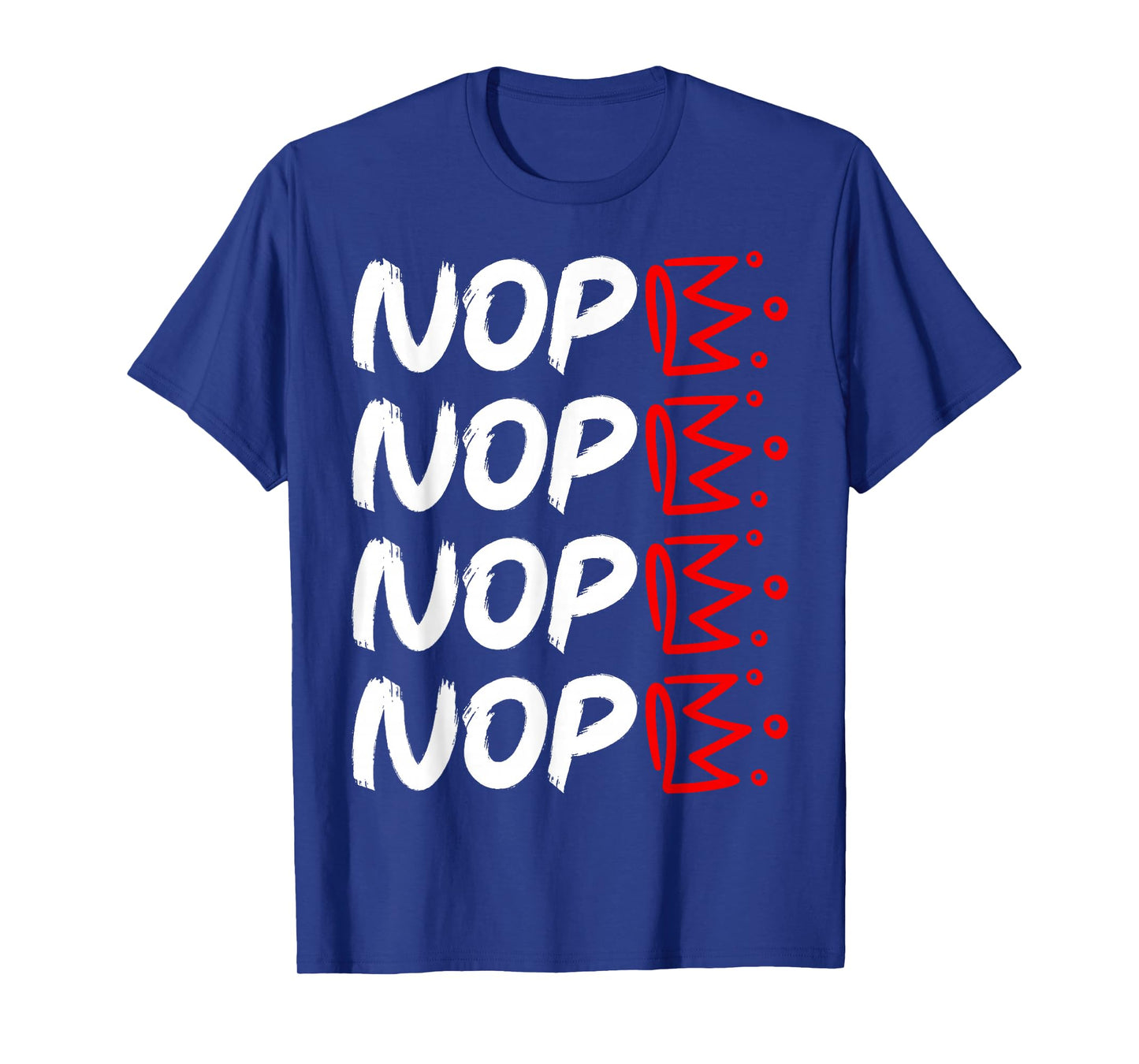 No Kings in America Protest Sign Nope Patriotic Freedom T-Shirt