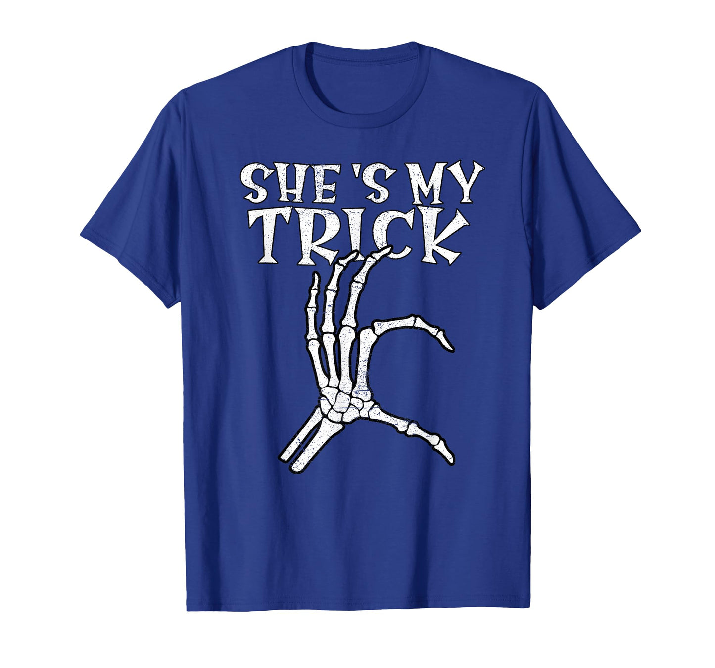She's My Trick Heart Matching Couple Halloween Boyfriend T-Shirt