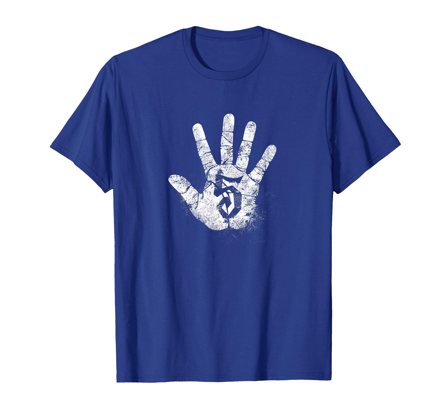 Number 5 Hi Five Hand Sign Hello Greeting Play Games Academy T-Shirt