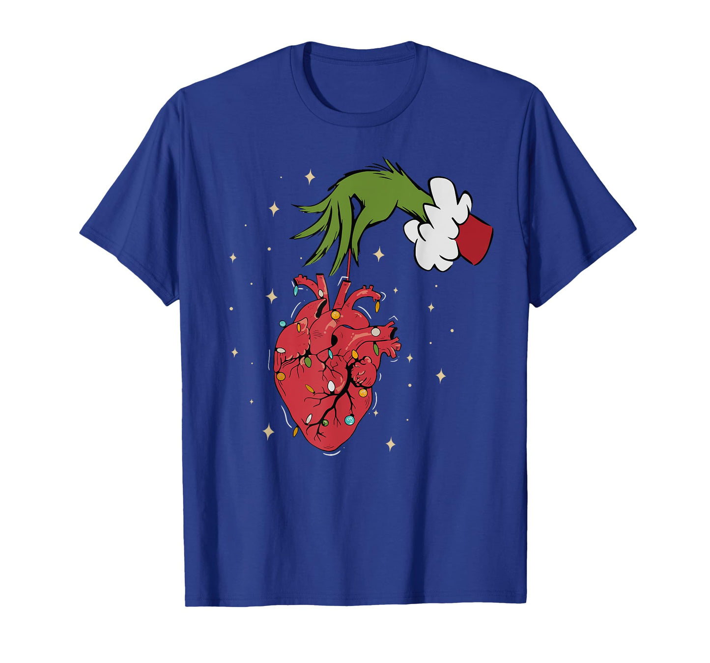 Cardiology Anatomy Hear Christmas Nurse Xmas Pajamas Holiday T-Shirt