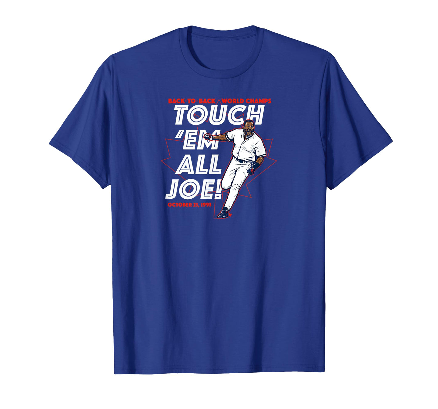 Joe Carter: Touch 'Em All - Toronto Baseball T-Shirt
