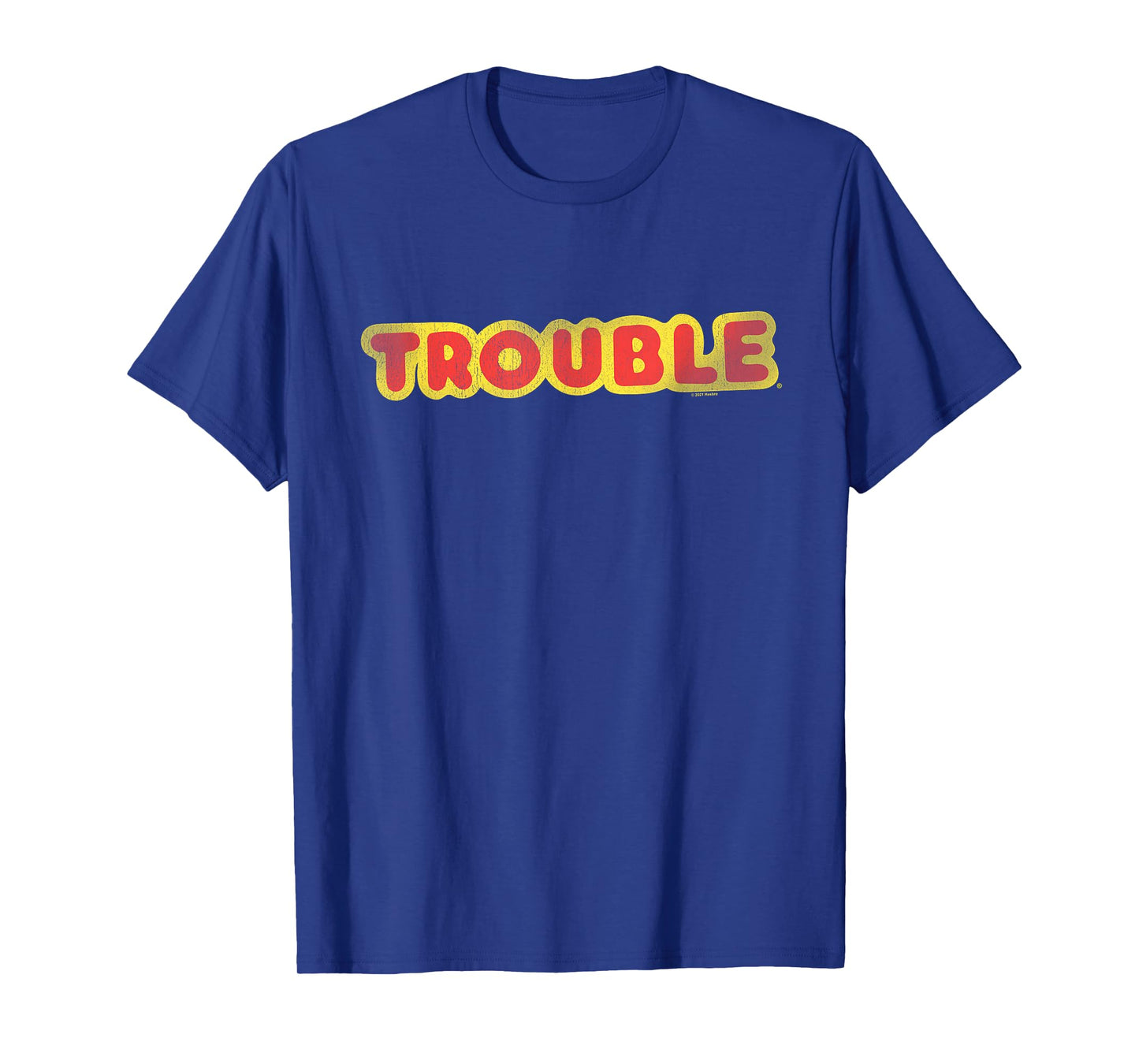 Trouble Distressed Bubble Logo T-Shirt