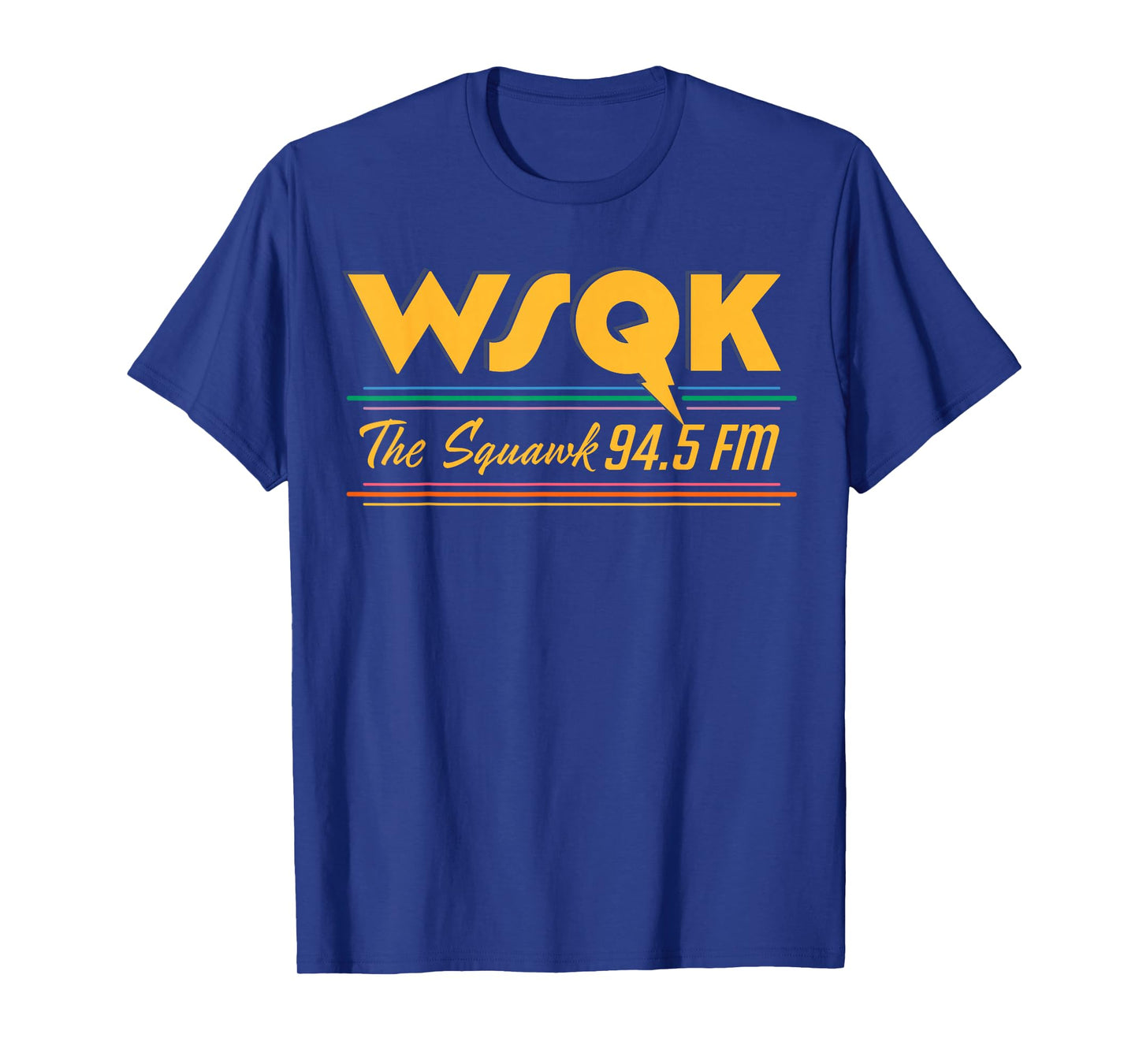 Stranger Things Season 5 WSQK The Squawk 94.5 FM Retro Logo T-Shirt
