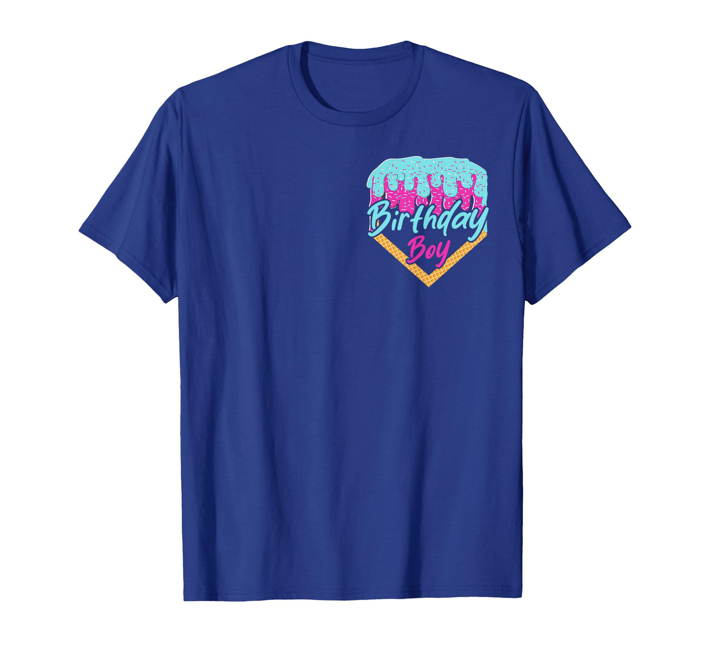Baseball 10 Year Old Ice Cream Drip 10th Birthday Boy 10 T-Shirt