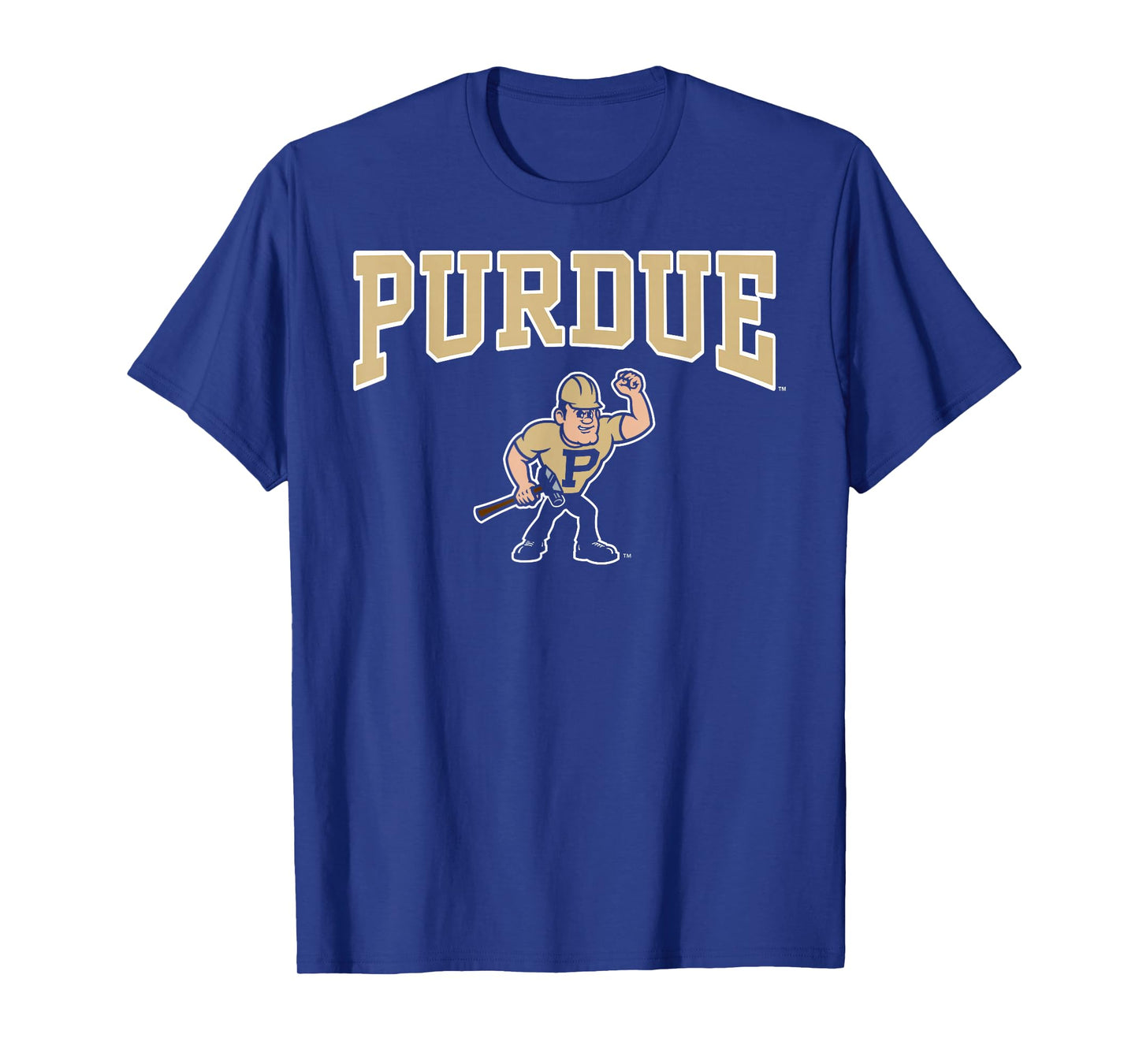 Elite Authentics Black Purdue Boilermakers Arch Logo T-Shirt