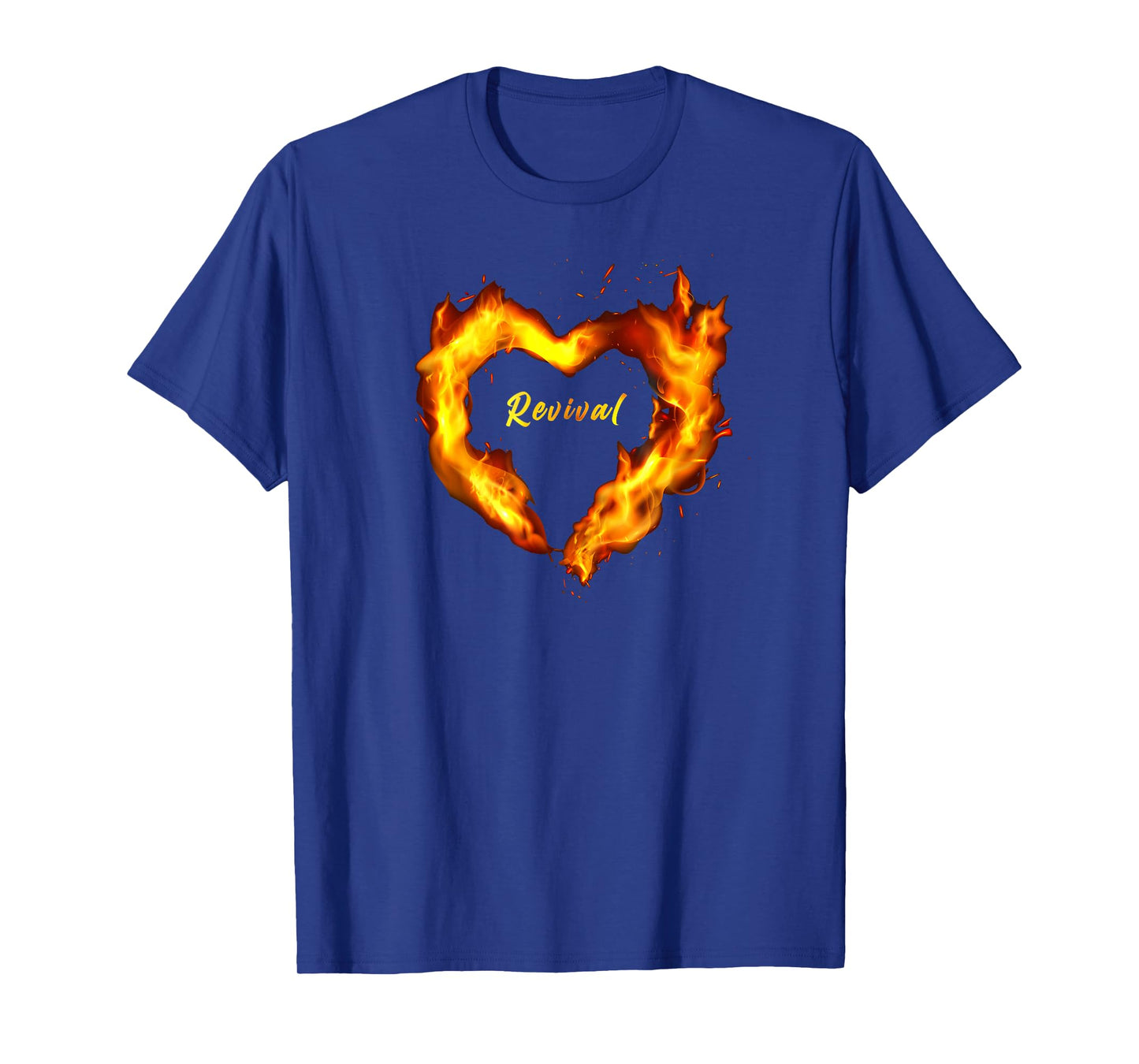 Christian Faith Revival Fire – Born-Again Believer Graphic T-Shirt