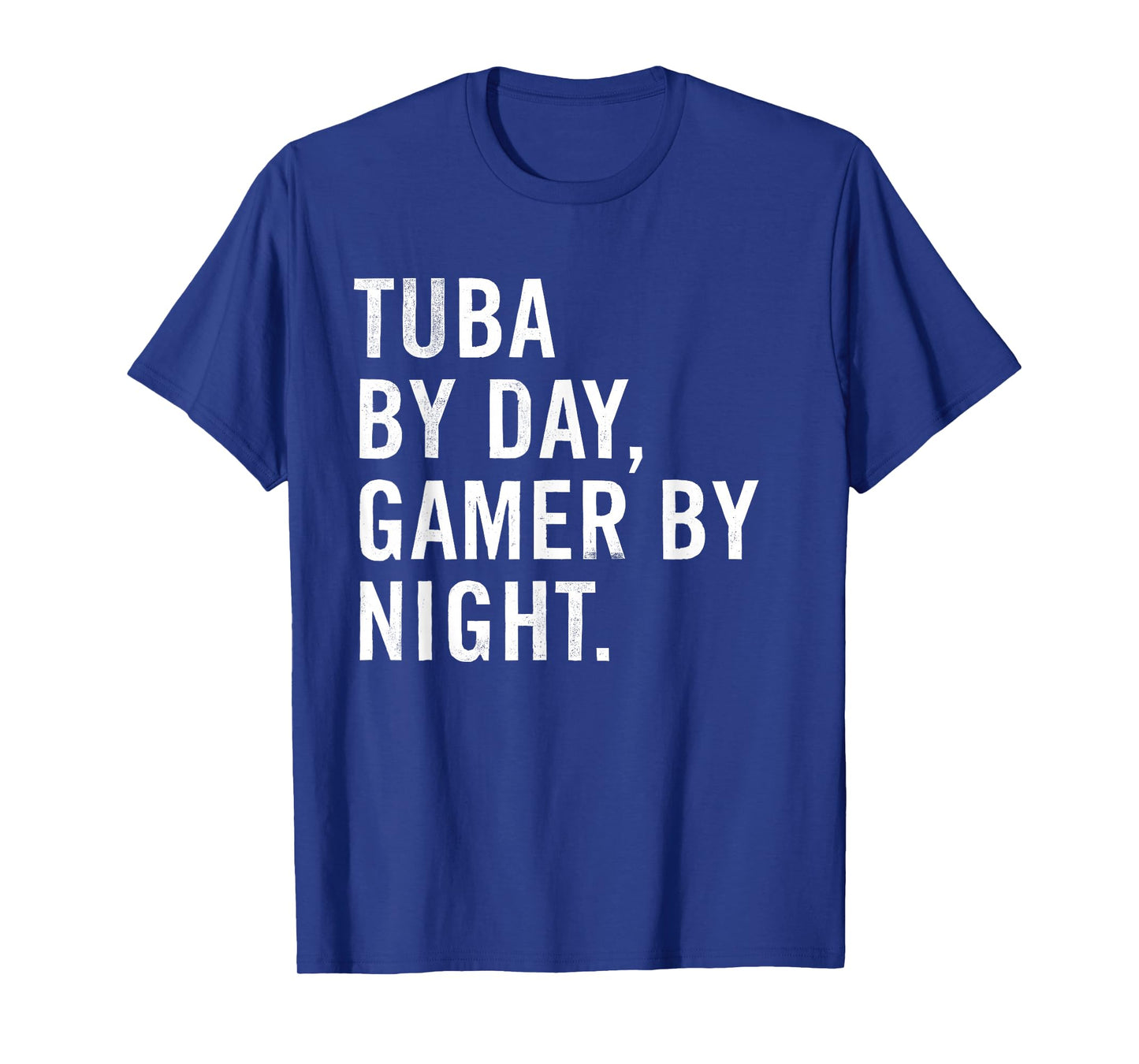 Funny Tuba Musician Typography Gifts T-Shirt - Unisex - Black - Small - Short Sleeve - Modern - Night - Classic Fit - Polyester 100%