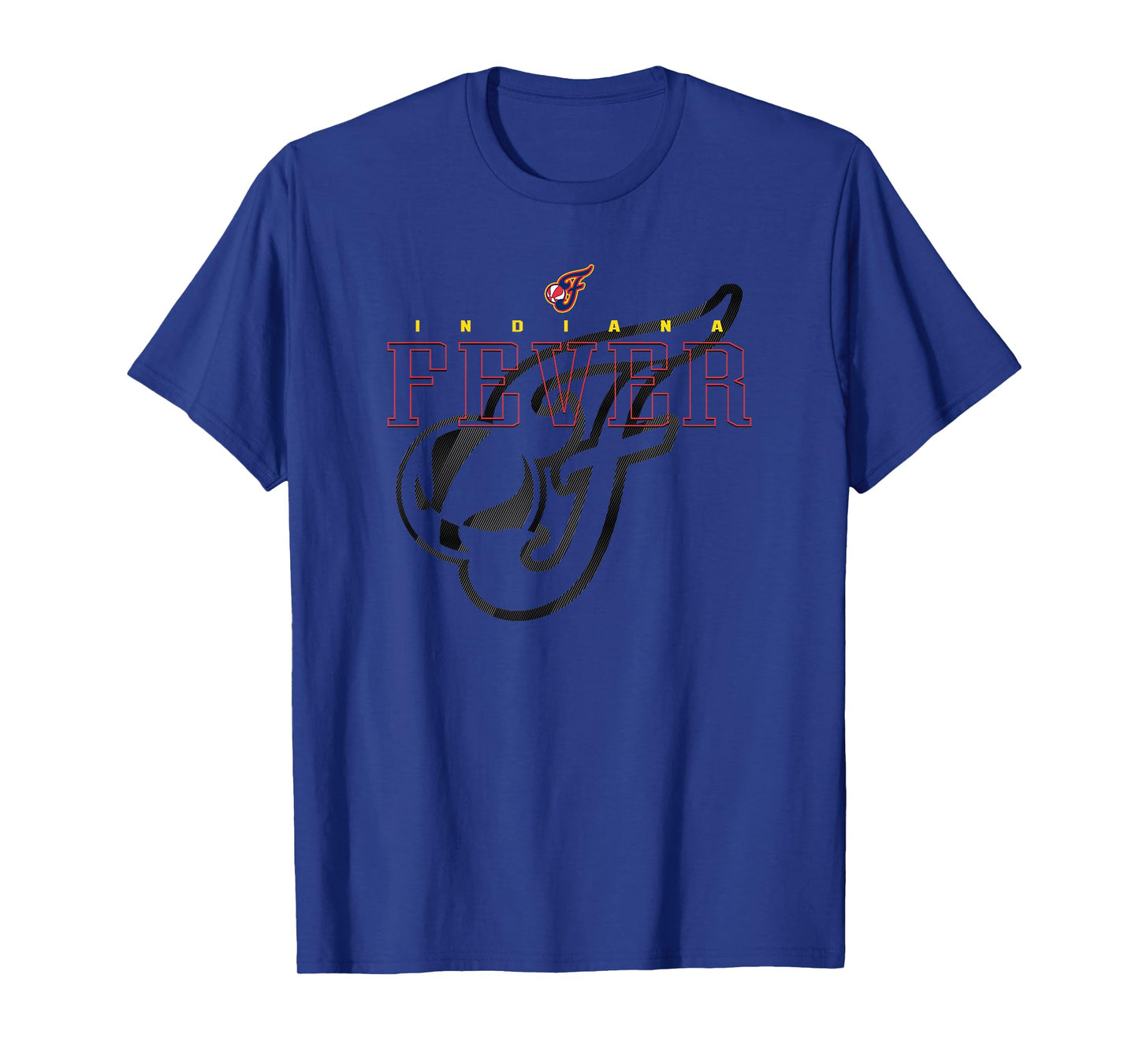 WNBA Official Indiana Fever Black In Black T-Shirt