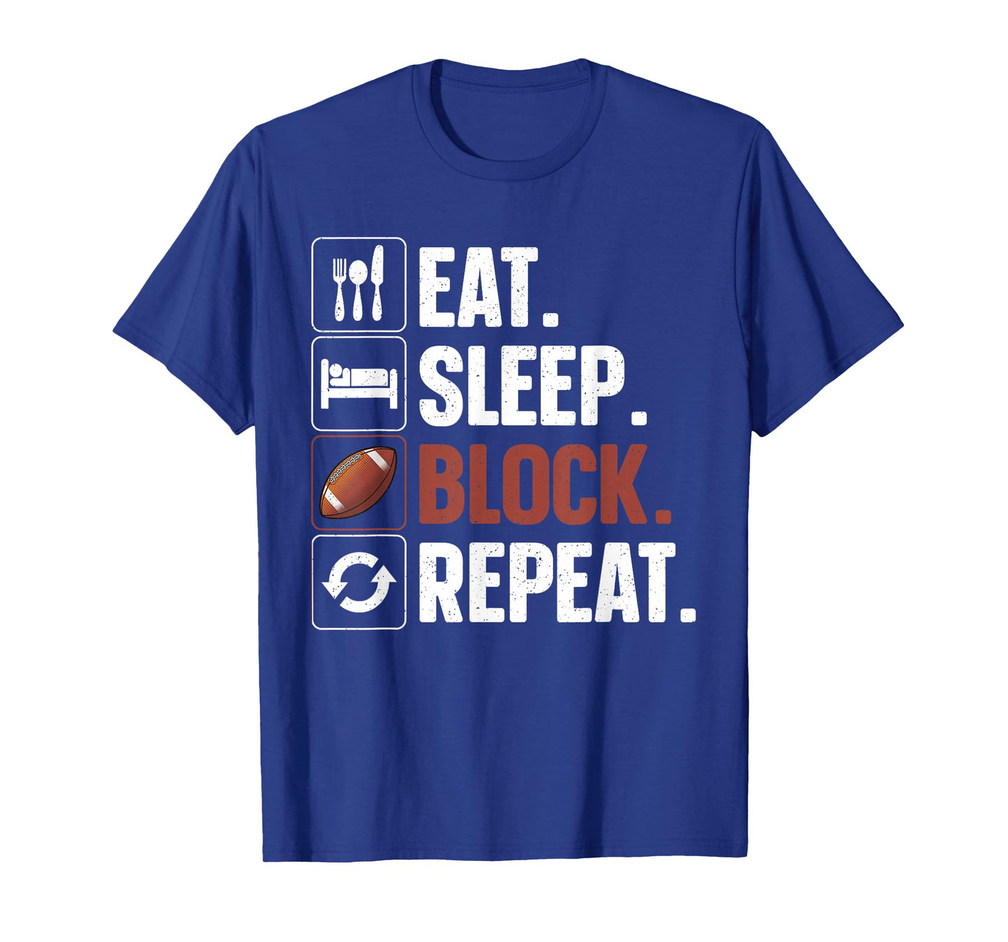 Lineman Art For Men Women Football Player Offensive Lineman T-Shirt