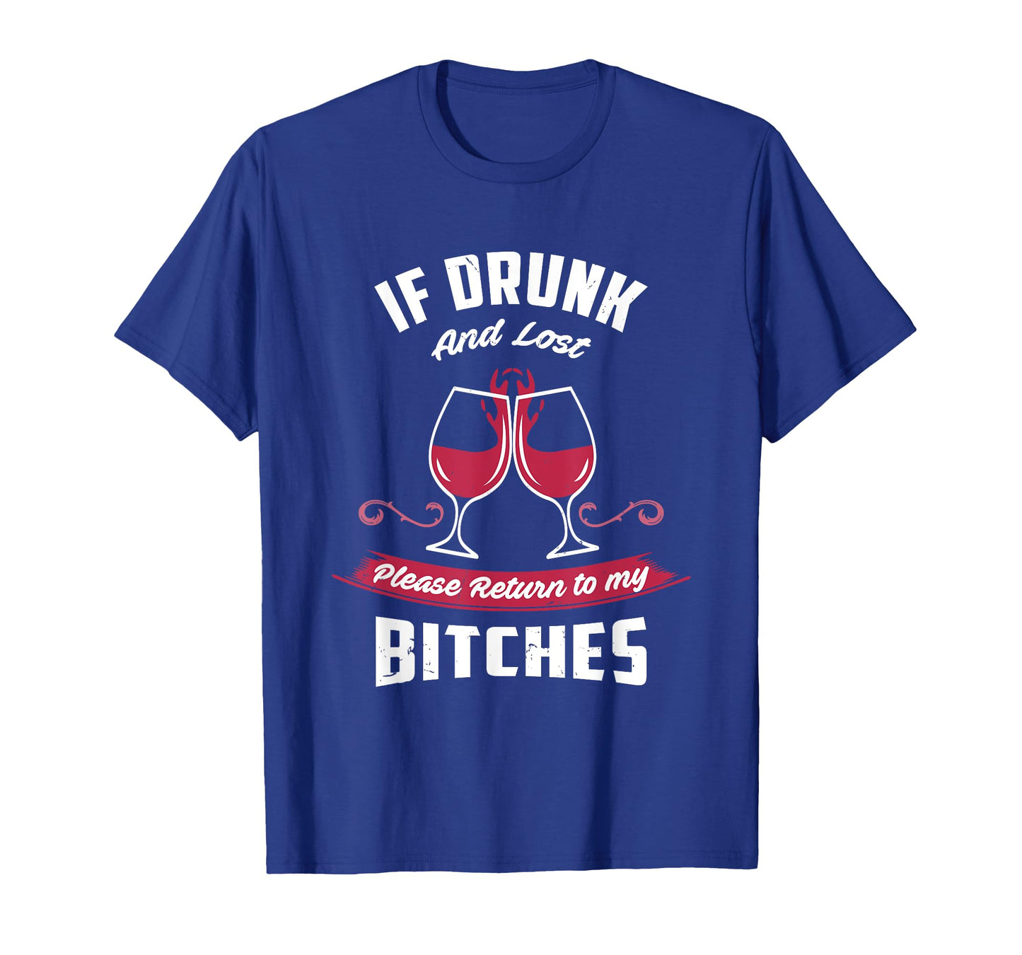 If Drunk and Lost | Funny Girls Night Out Party Drinking T-Shirt