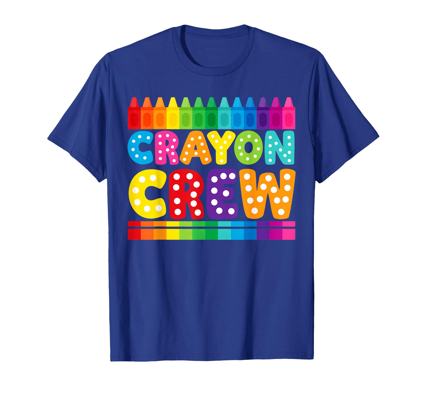 Crayon Crew Coloring Artistic Drawing Color Party Custome T-Shirt