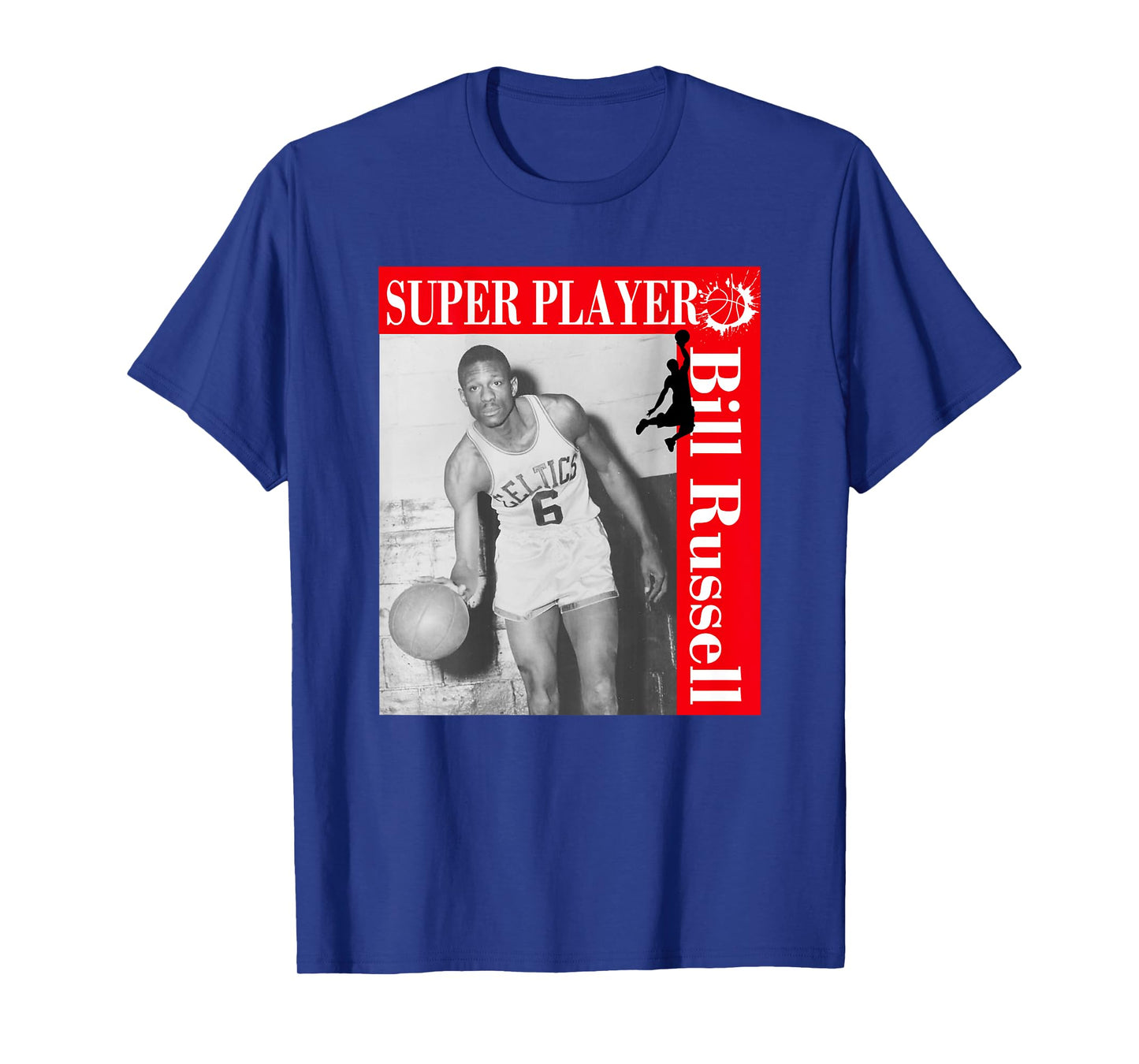 Bill Russell_011_Back Printed T-Shirt