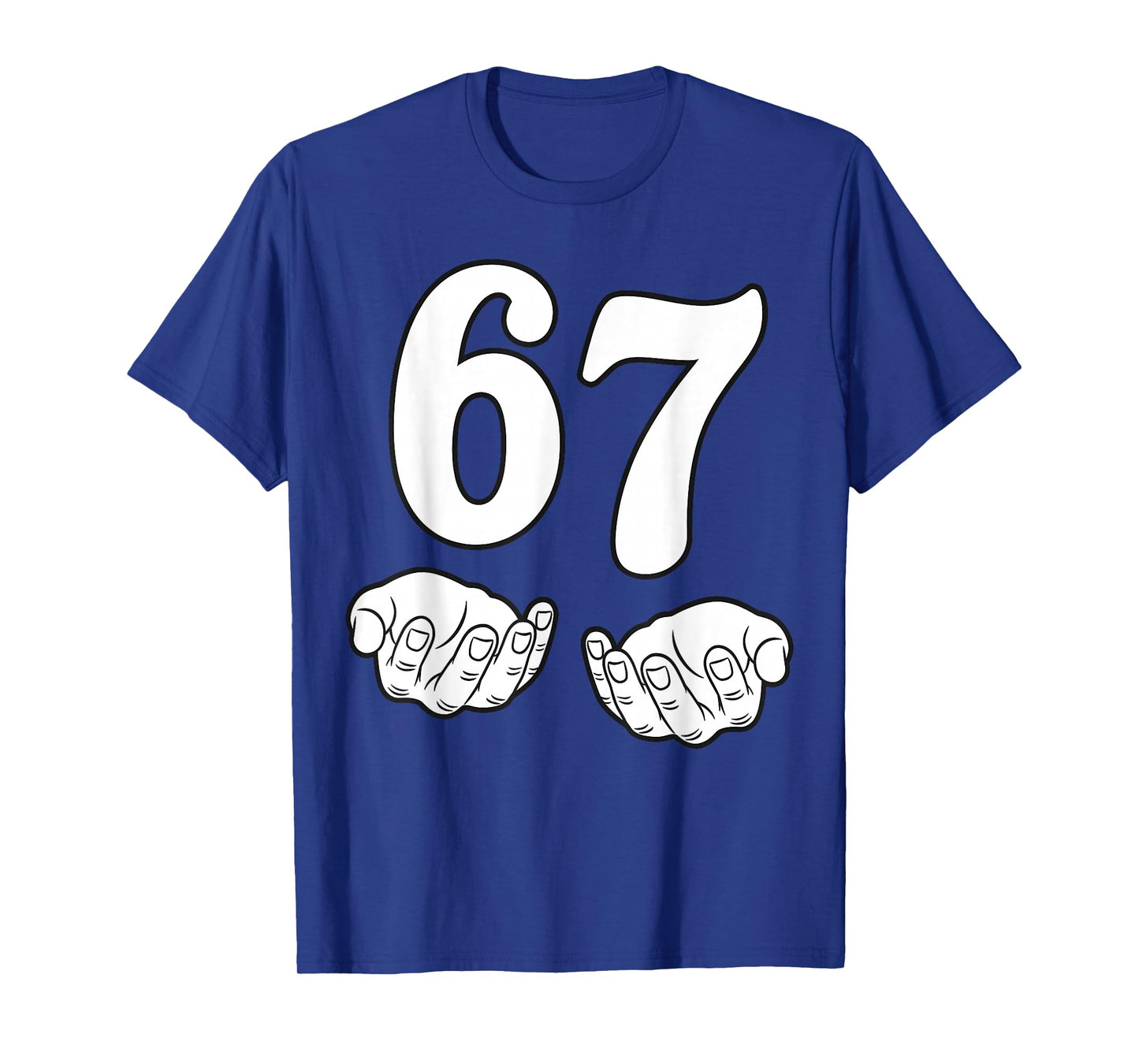 Six Seven 6 7 Funny 67 Gen Alpha Slang 6-7 Meme School T-Shirt