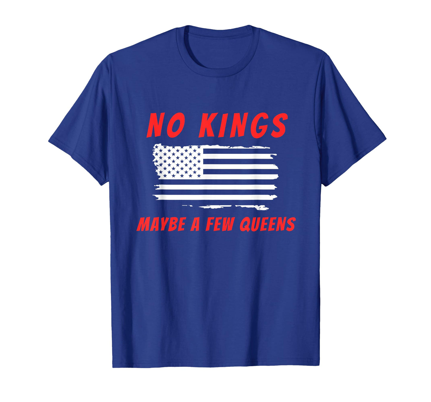 Funny No Kings Anti-Republican Support Trans Rights Humor T-Shirt