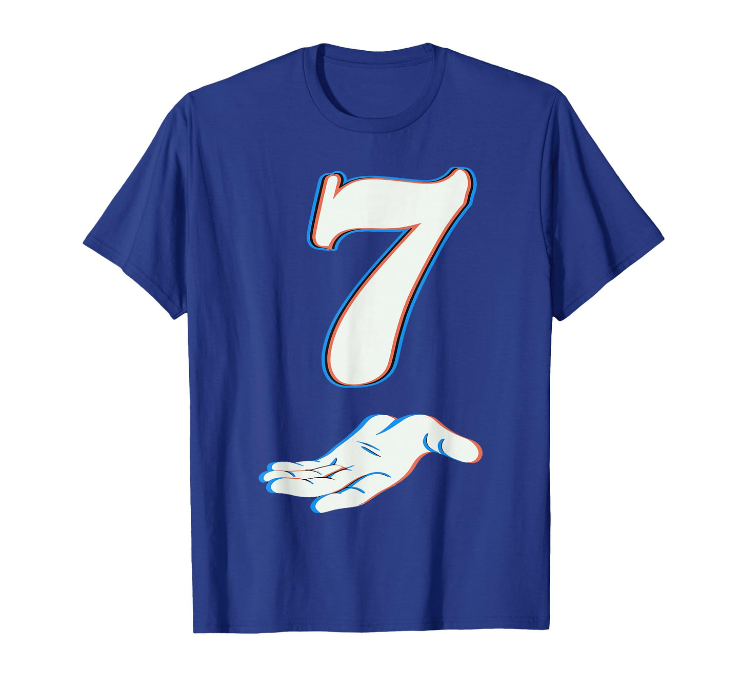 Number 7 Matching 67 Six Seven Meme Couple Halloween Costume T-Shirt