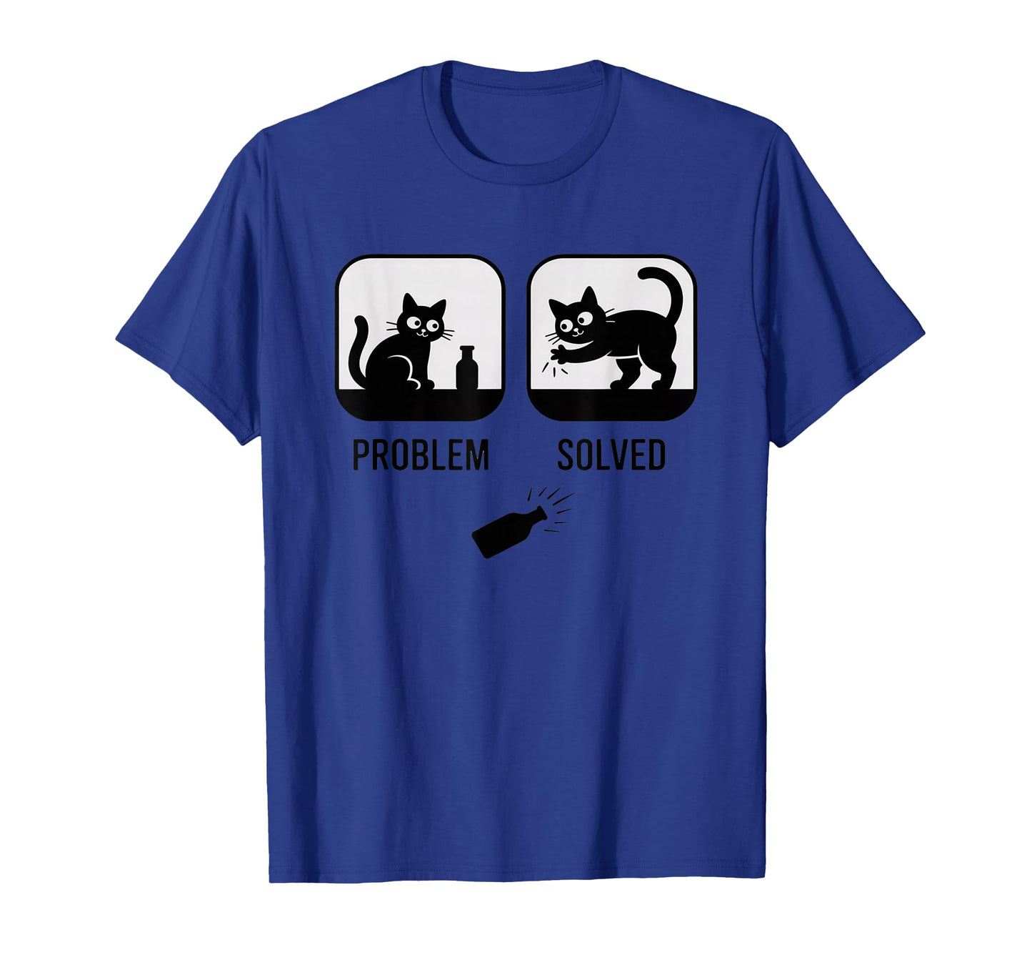 Problem Solved Funny Cat T-Shirt