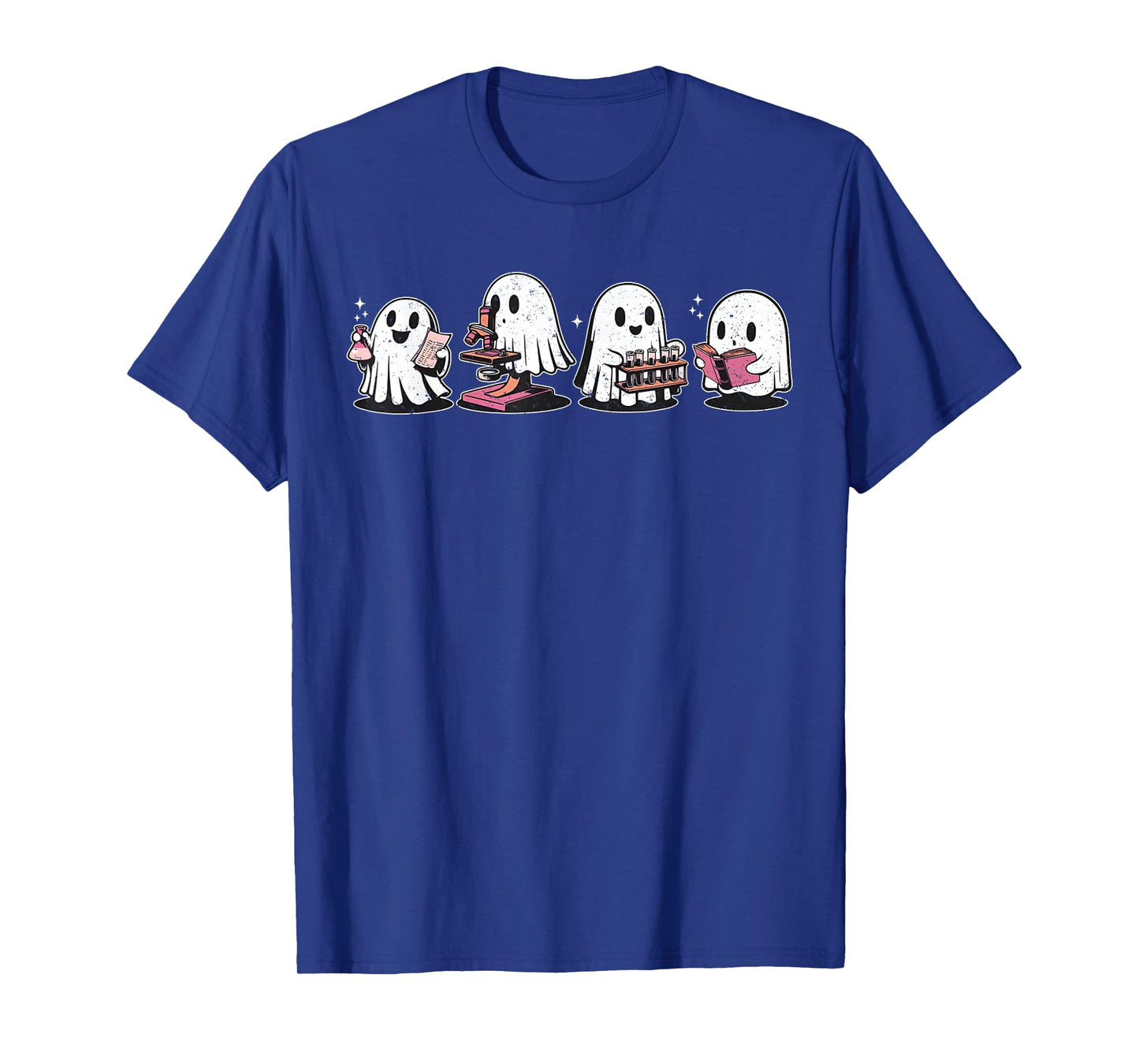 Cute Halloween Science Chemistry Ghost Laboratory Teacher T-Shirt