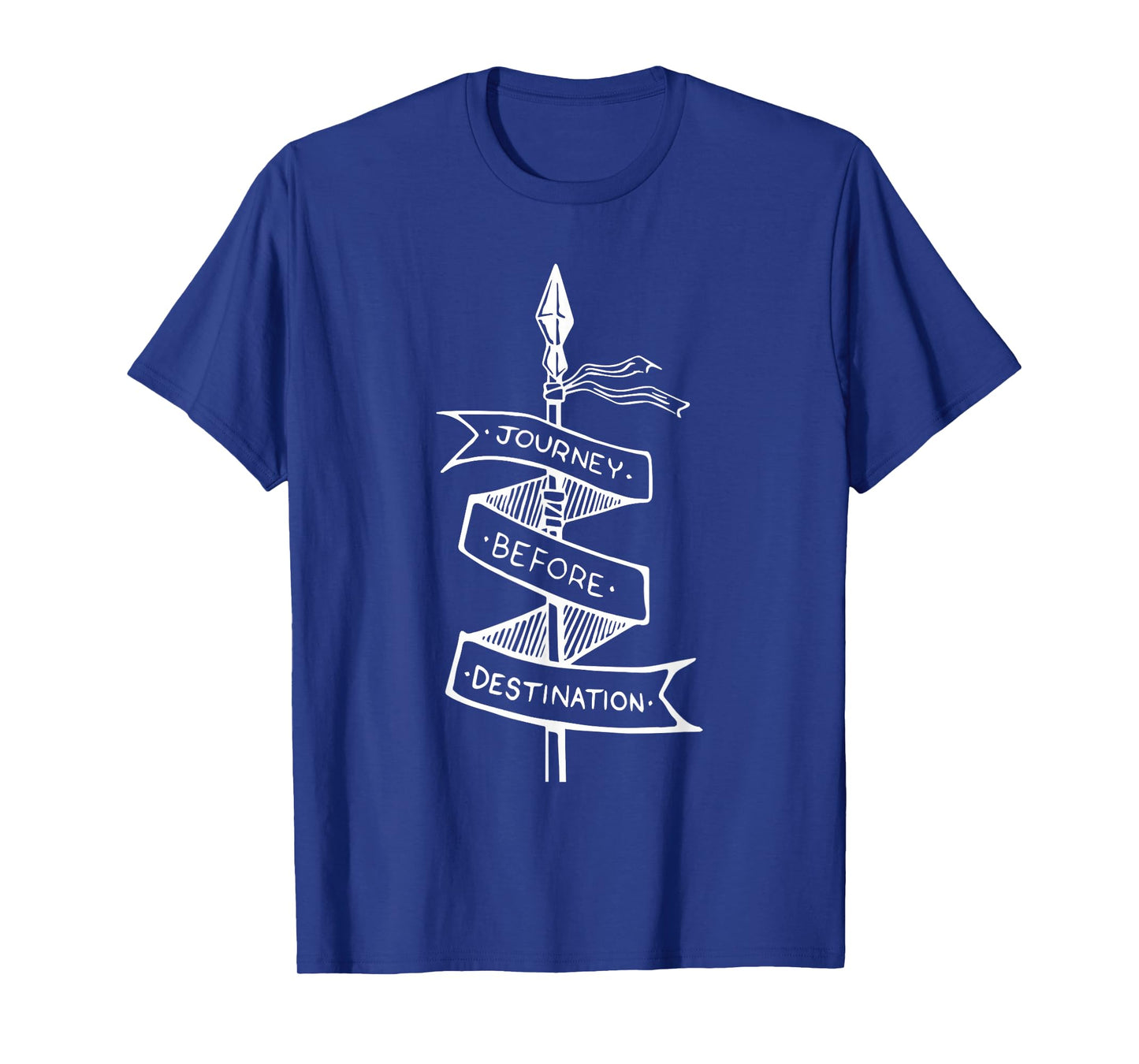 Vintage Quote Journey Before Destination Basic Stormlight T-Shirt