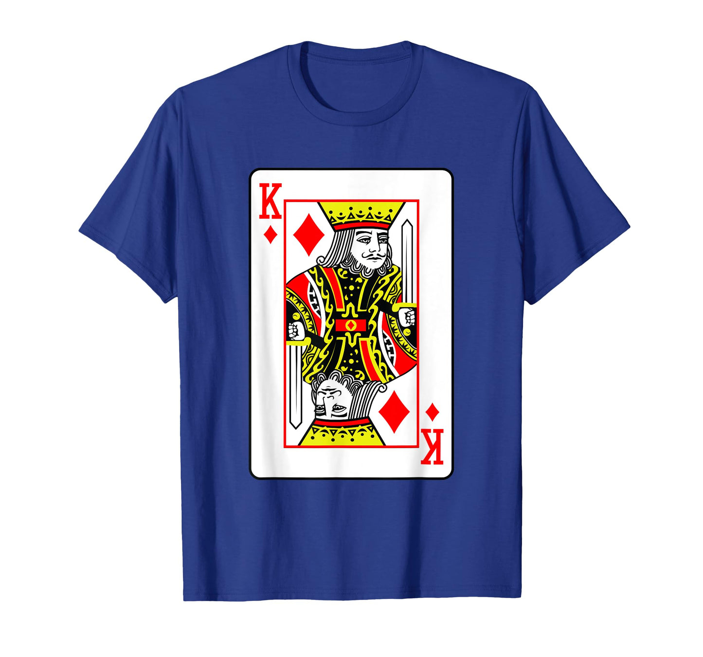 King Of Diamonds Poker Card Games Playing Cards Black Jack T-Shirt