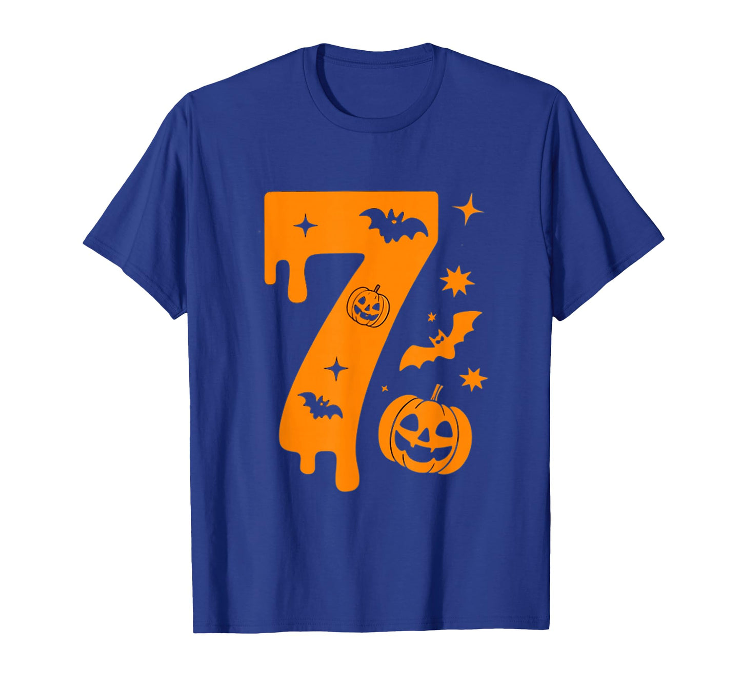 Number 7 Six Seven 6 7 Meme Funny Design Couples Halloween T-Shirt