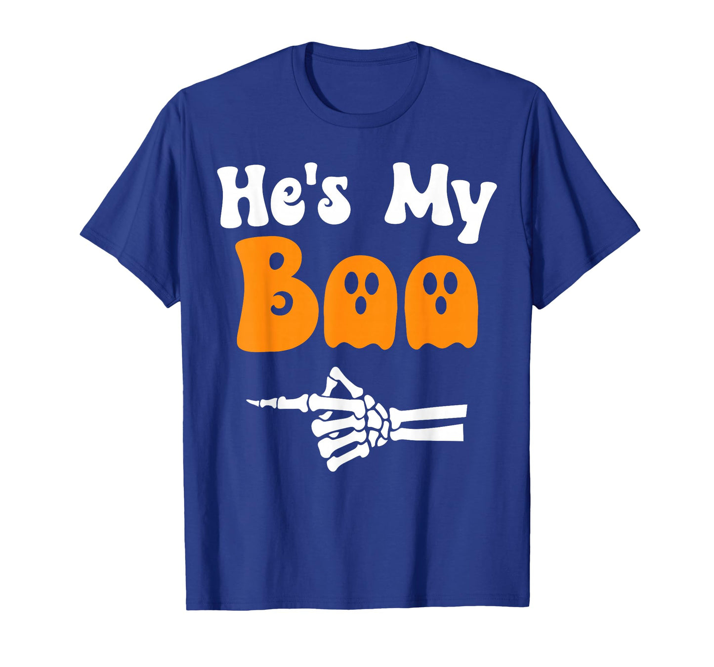 He's My Boo Funny Matching Halloween Couples He's My Boo T-Shirt